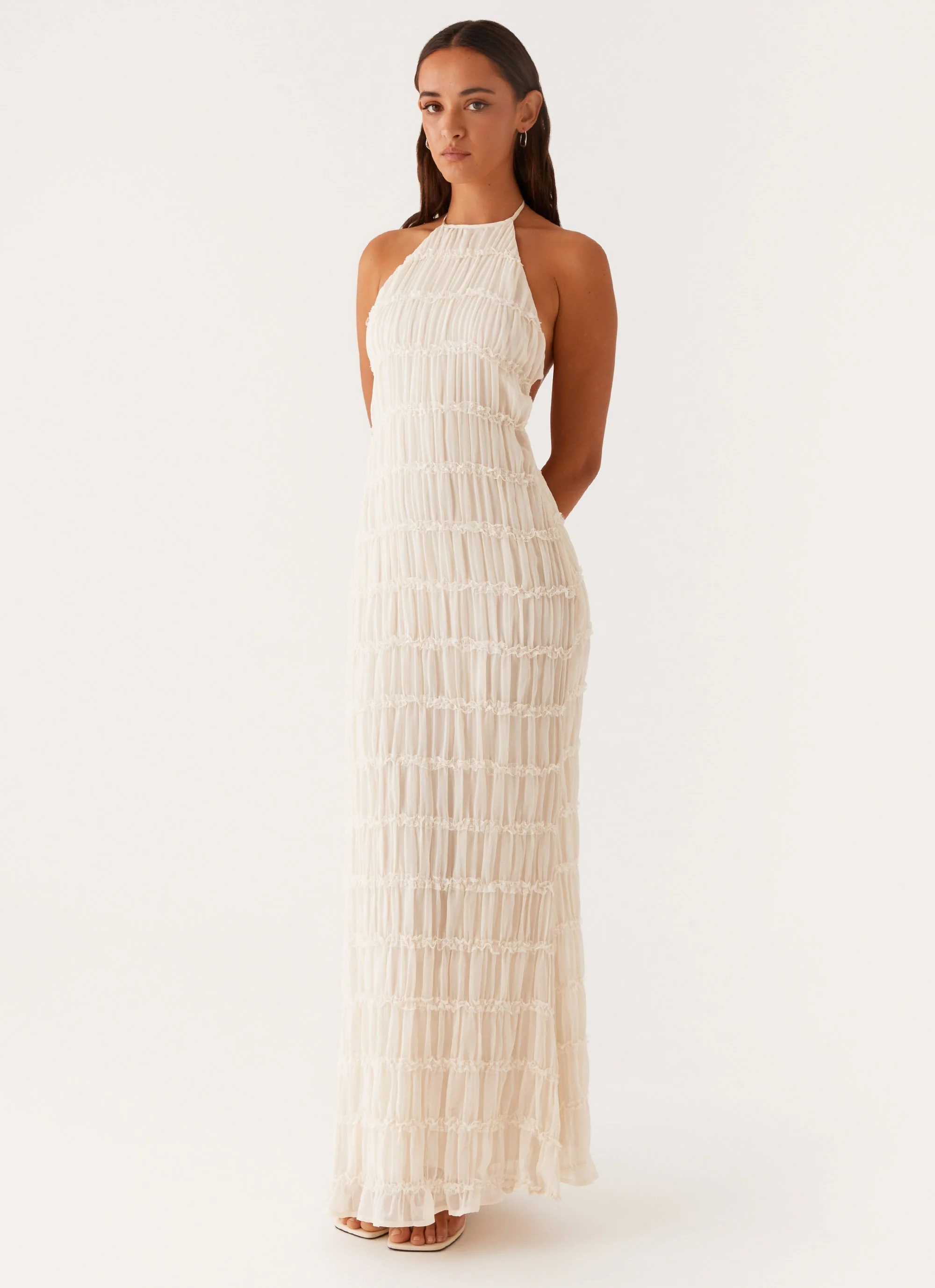 Aullie Maxi Dress - Ivory - Image 6