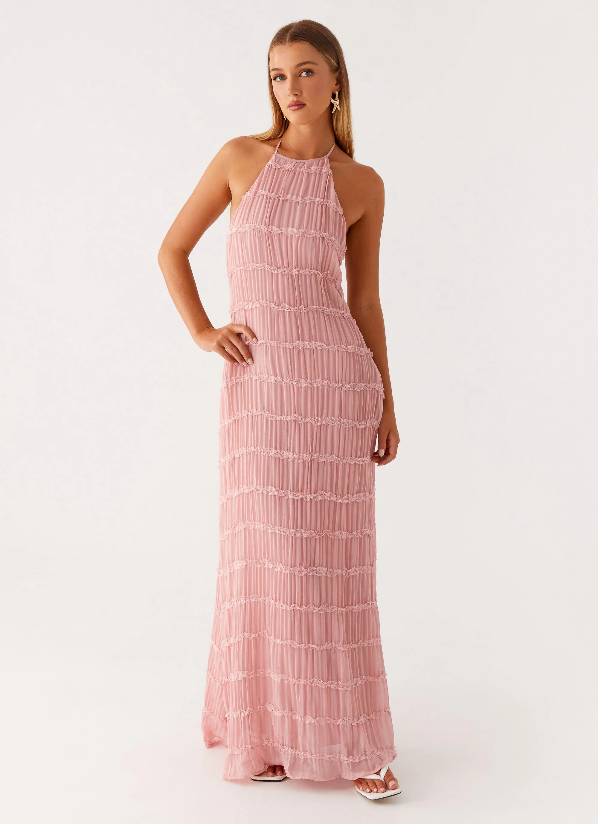 Aullie Maxi Dress - Pink - Image 5