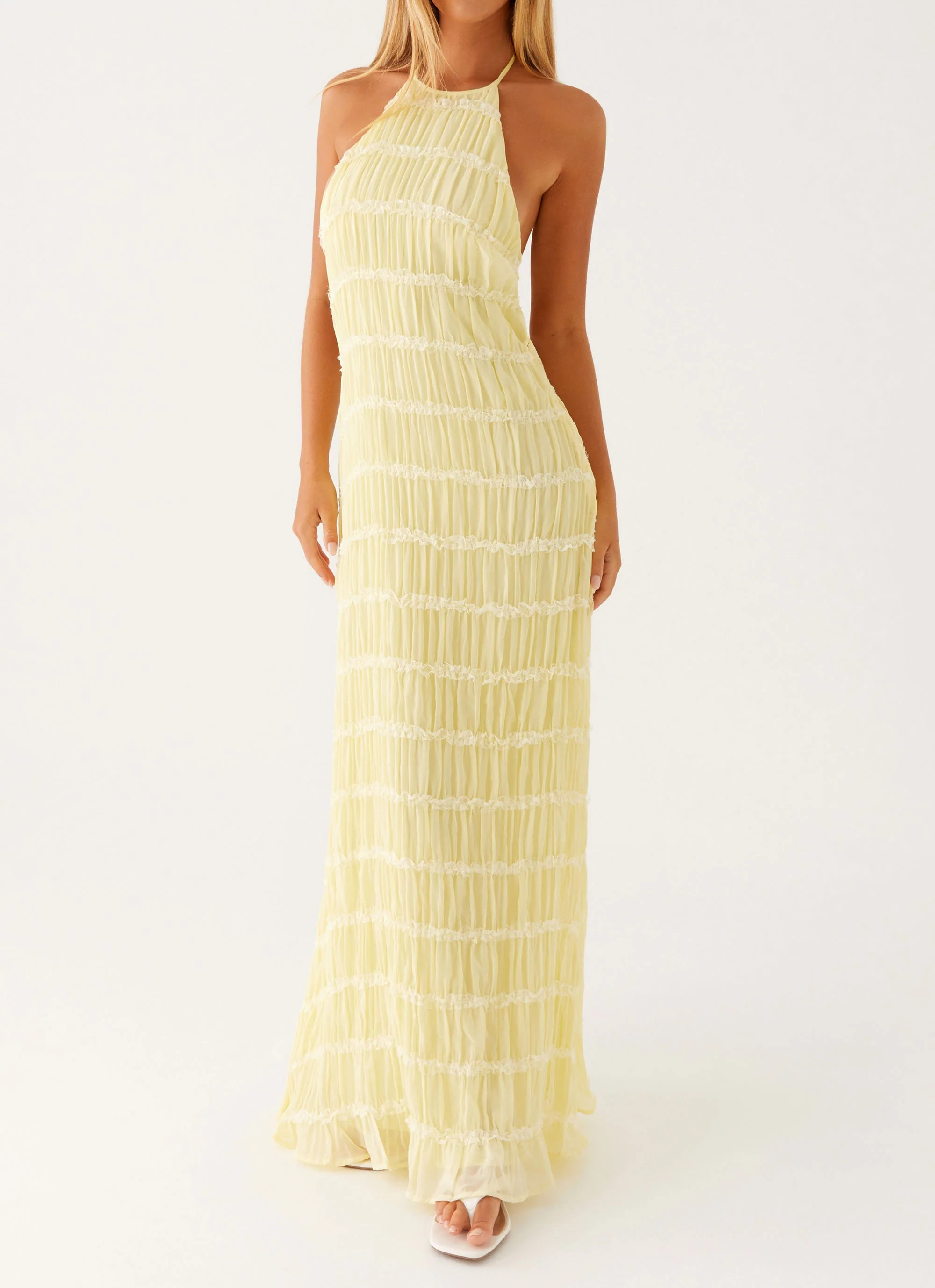 Aullie Maxi Dress - Yellow - Image 5