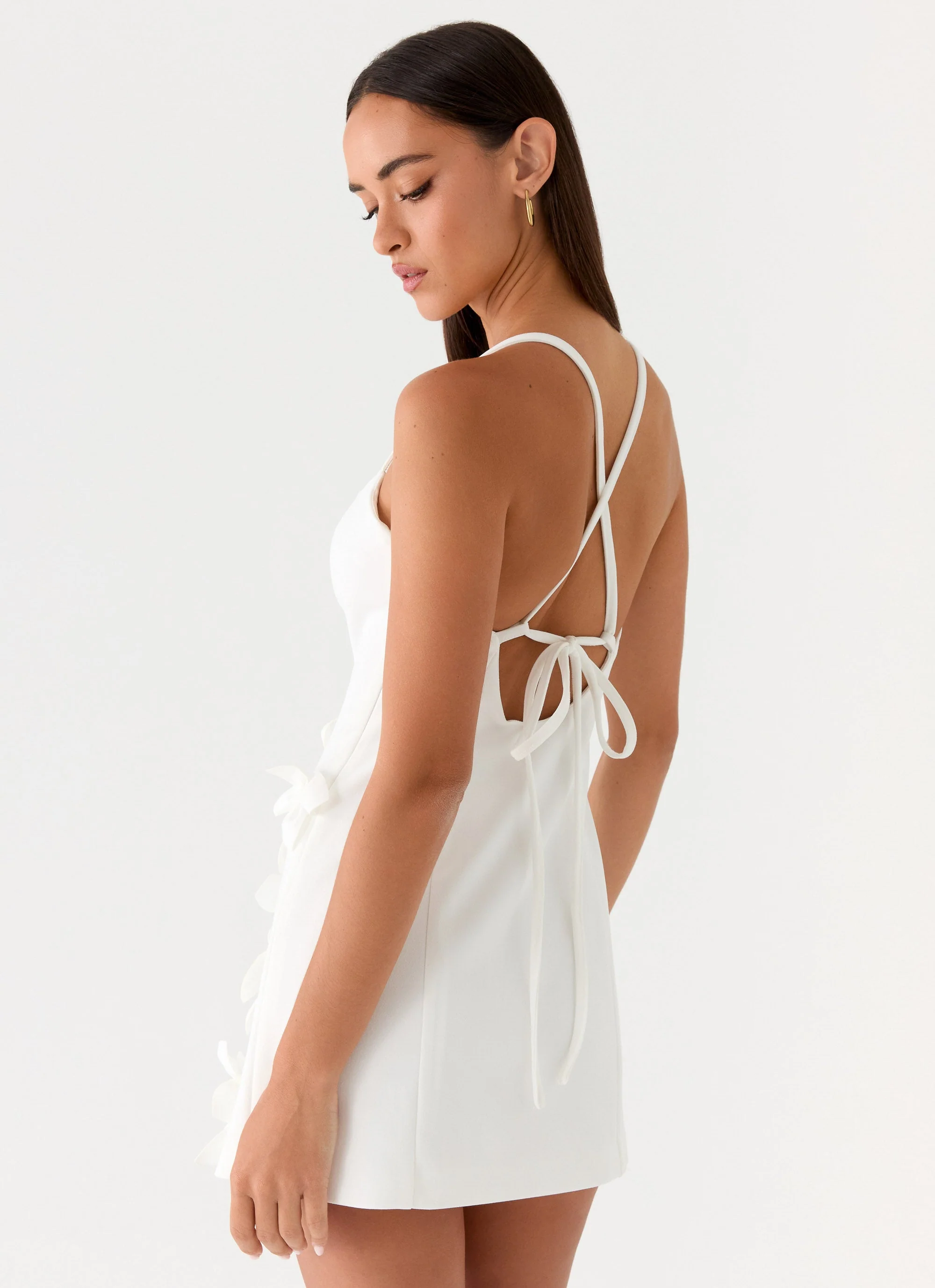 Avenya Mini Dress - White - Image 6