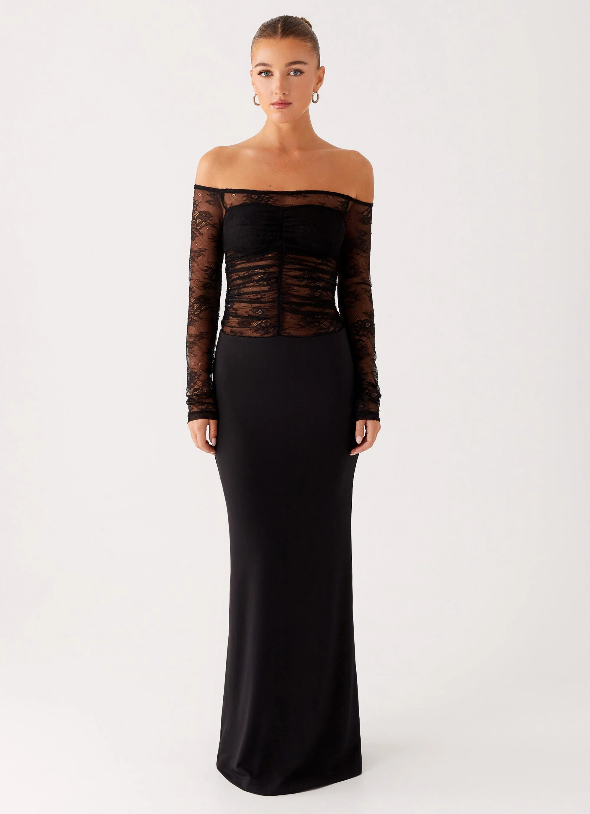 Avi Maxi Dress - Black - Image 5