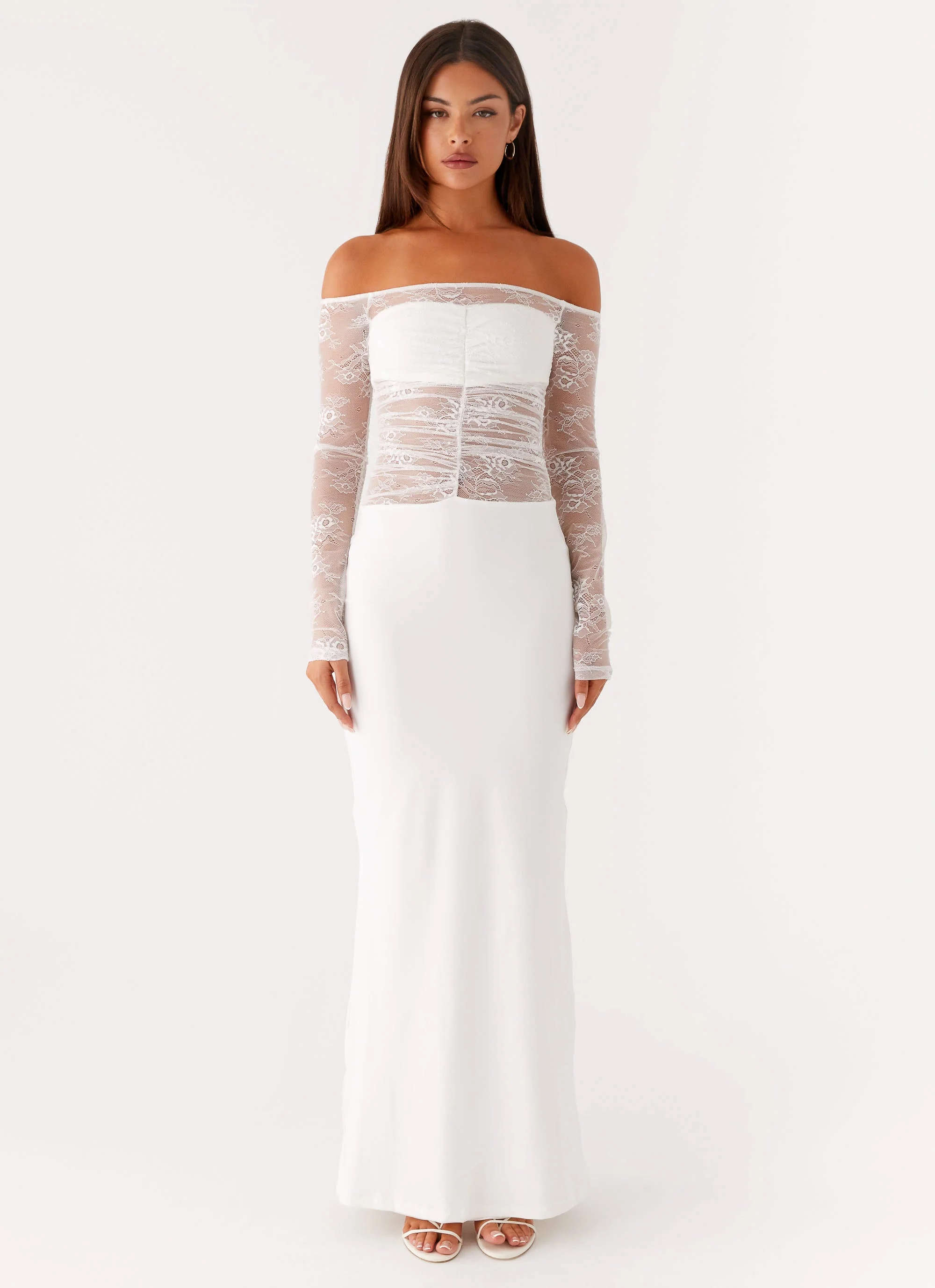 Avi Maxi Dress - White - Image 2