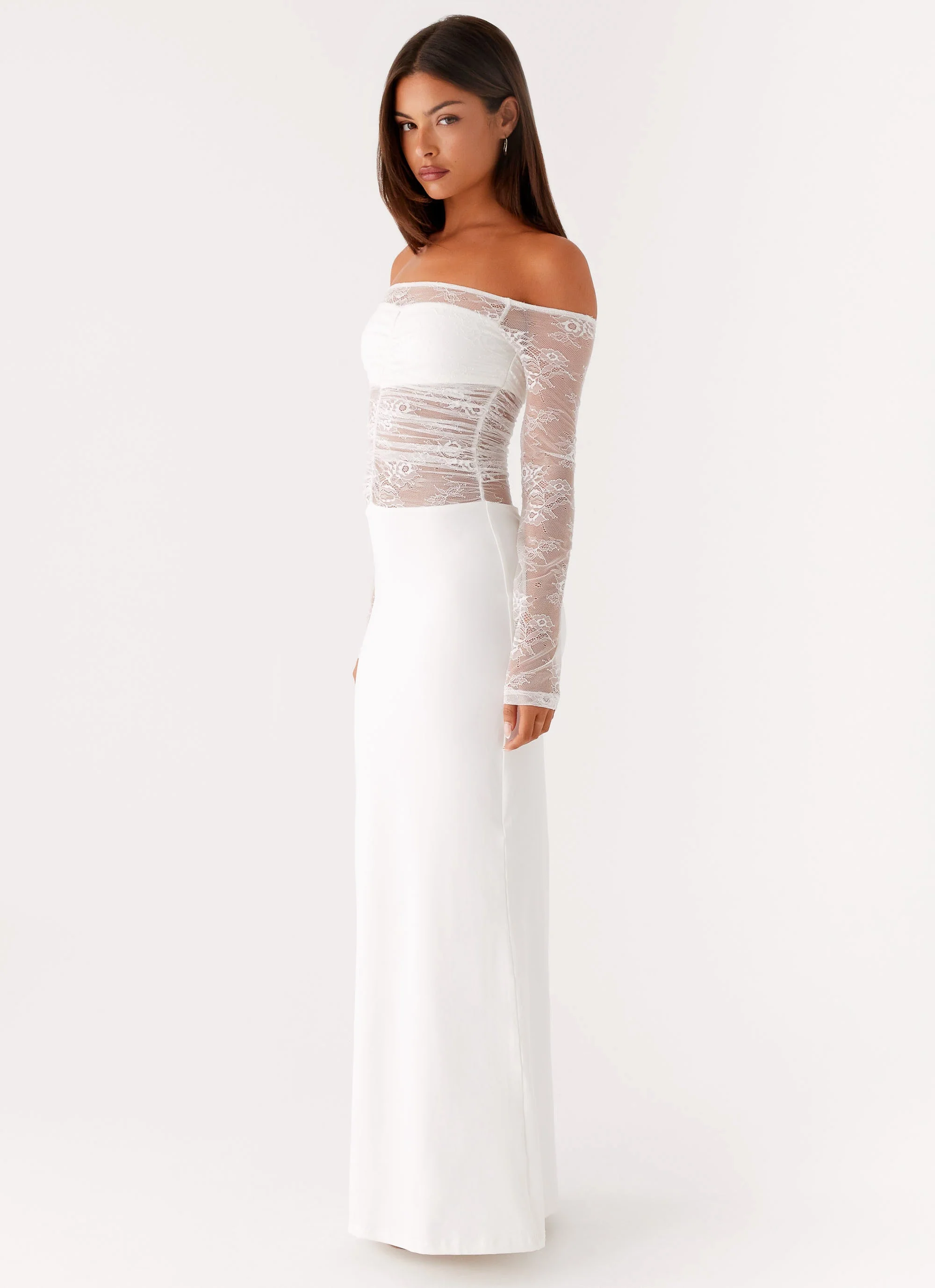 Avi Maxi Dress - White - Image 3