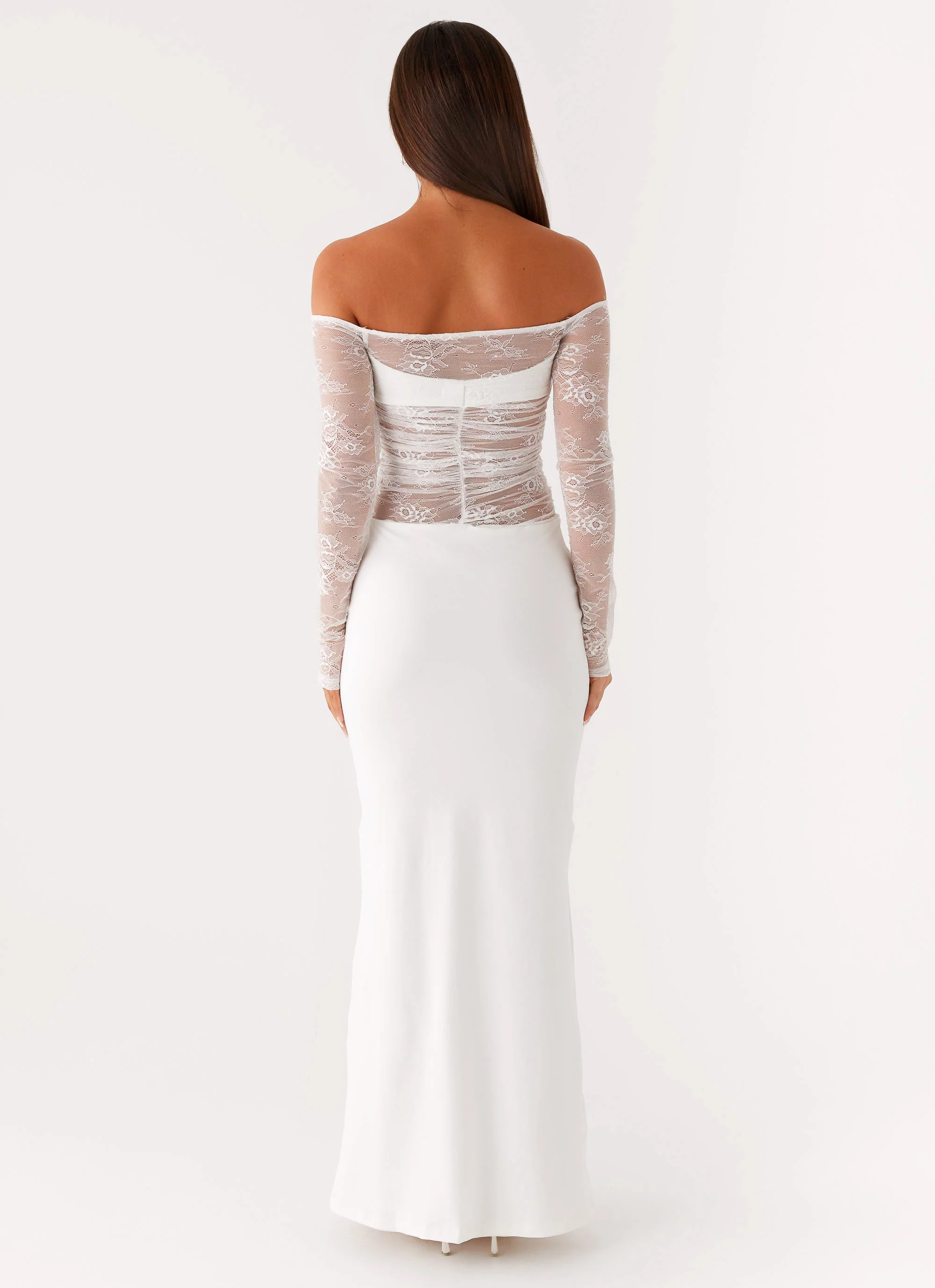 Avi Maxi Dress - White - Image 4