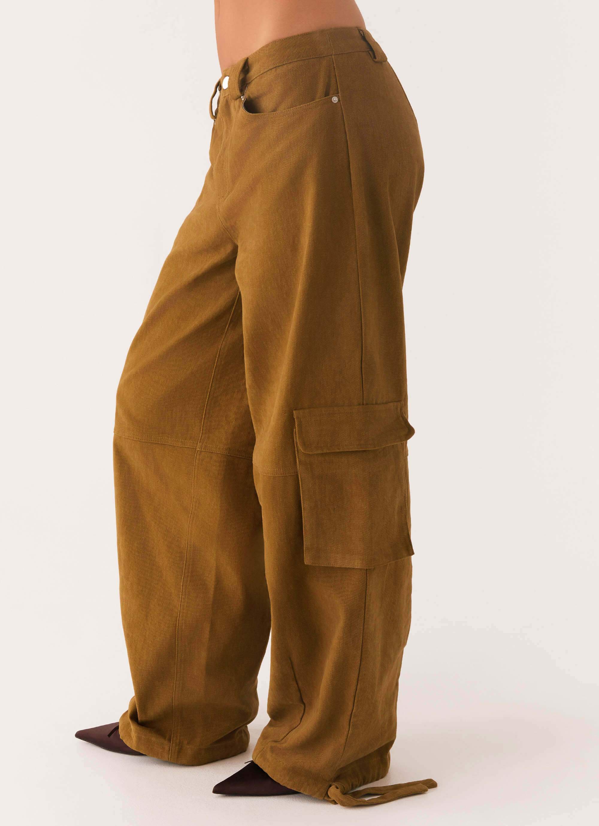 Back In Time Cargo Pant - Brown - Image 3