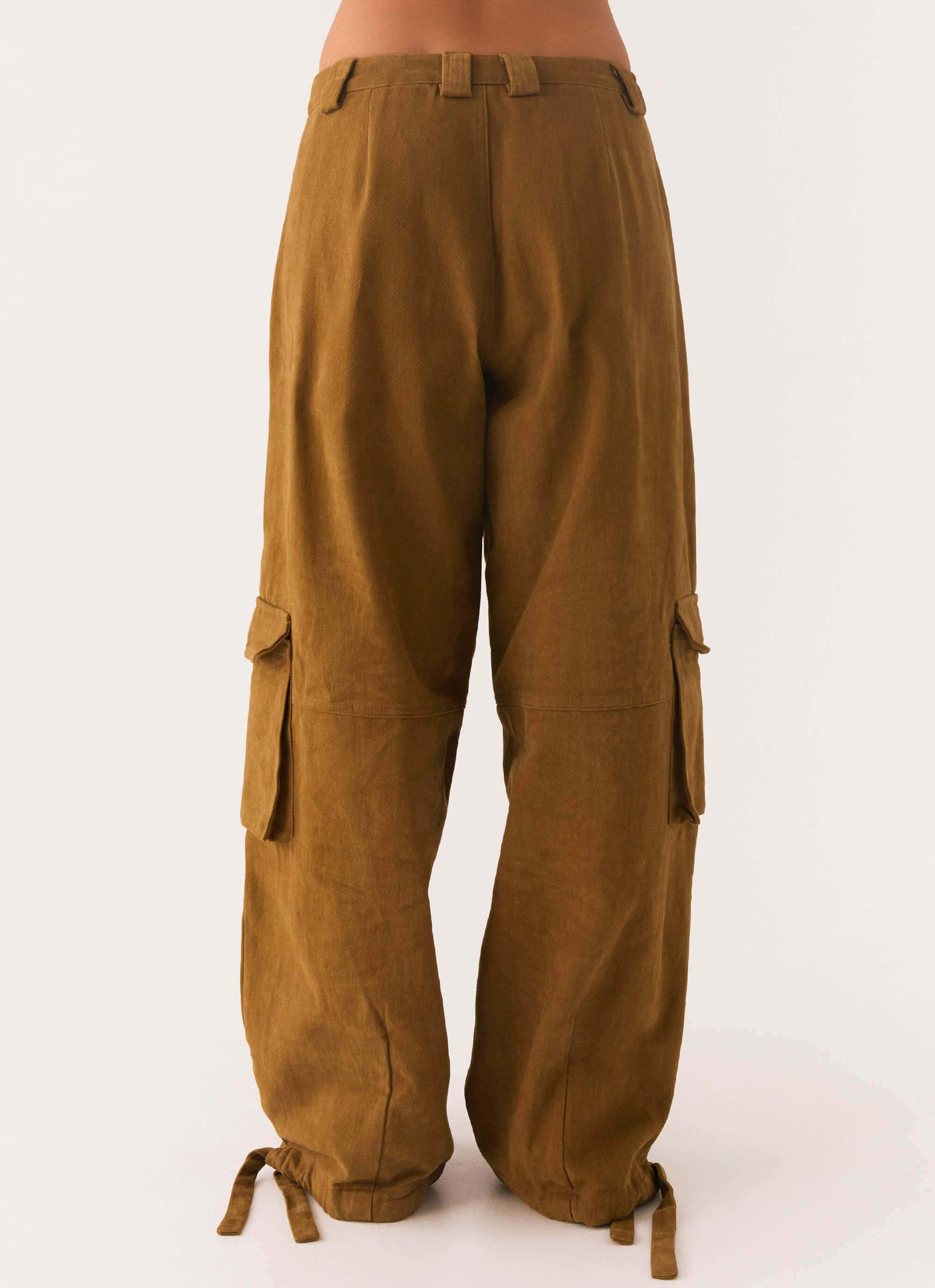 Back In Time Cargo Pant - Brown - Image 4