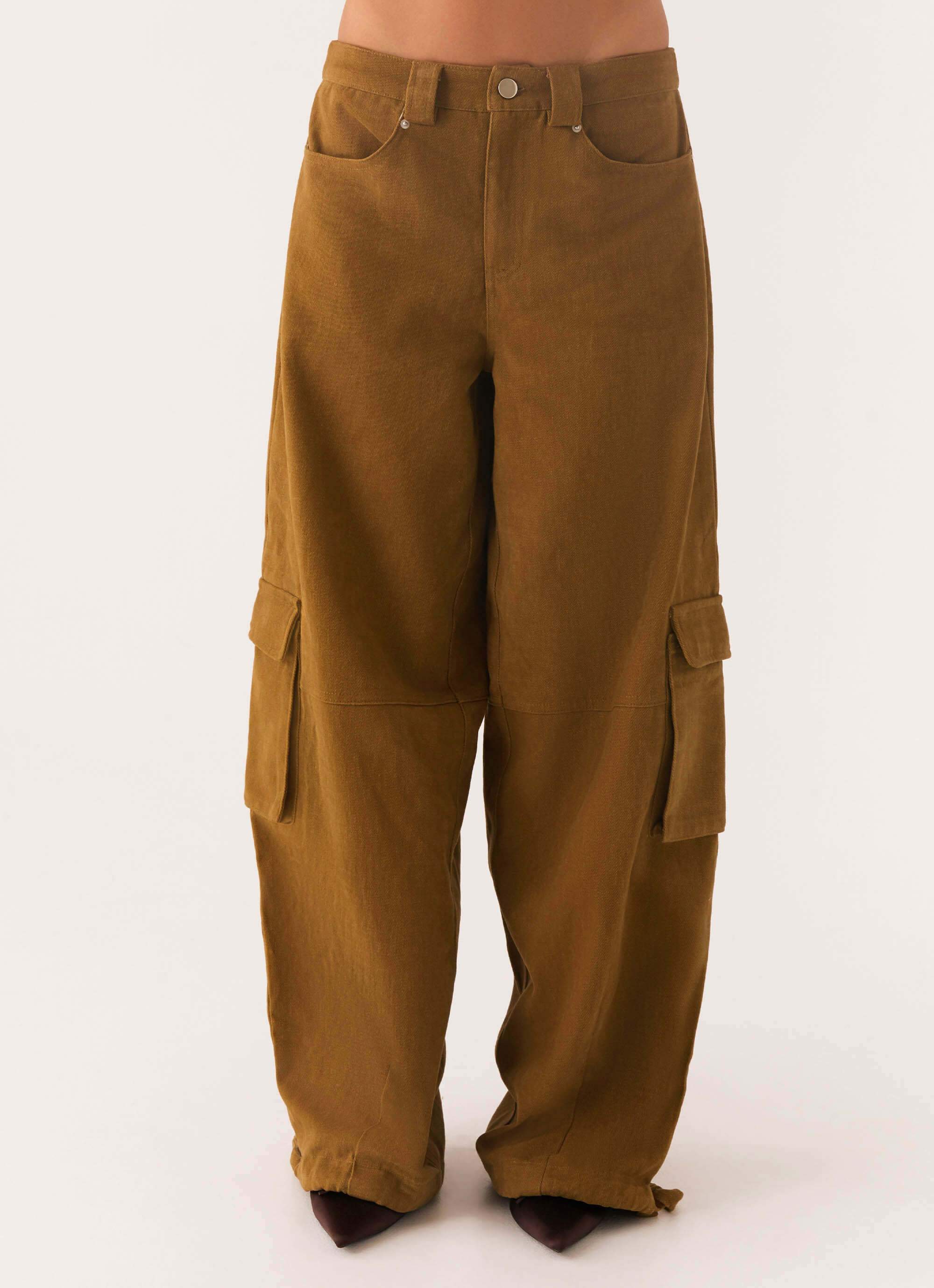 Back In Time Cargo Pant - Brown - Image 5