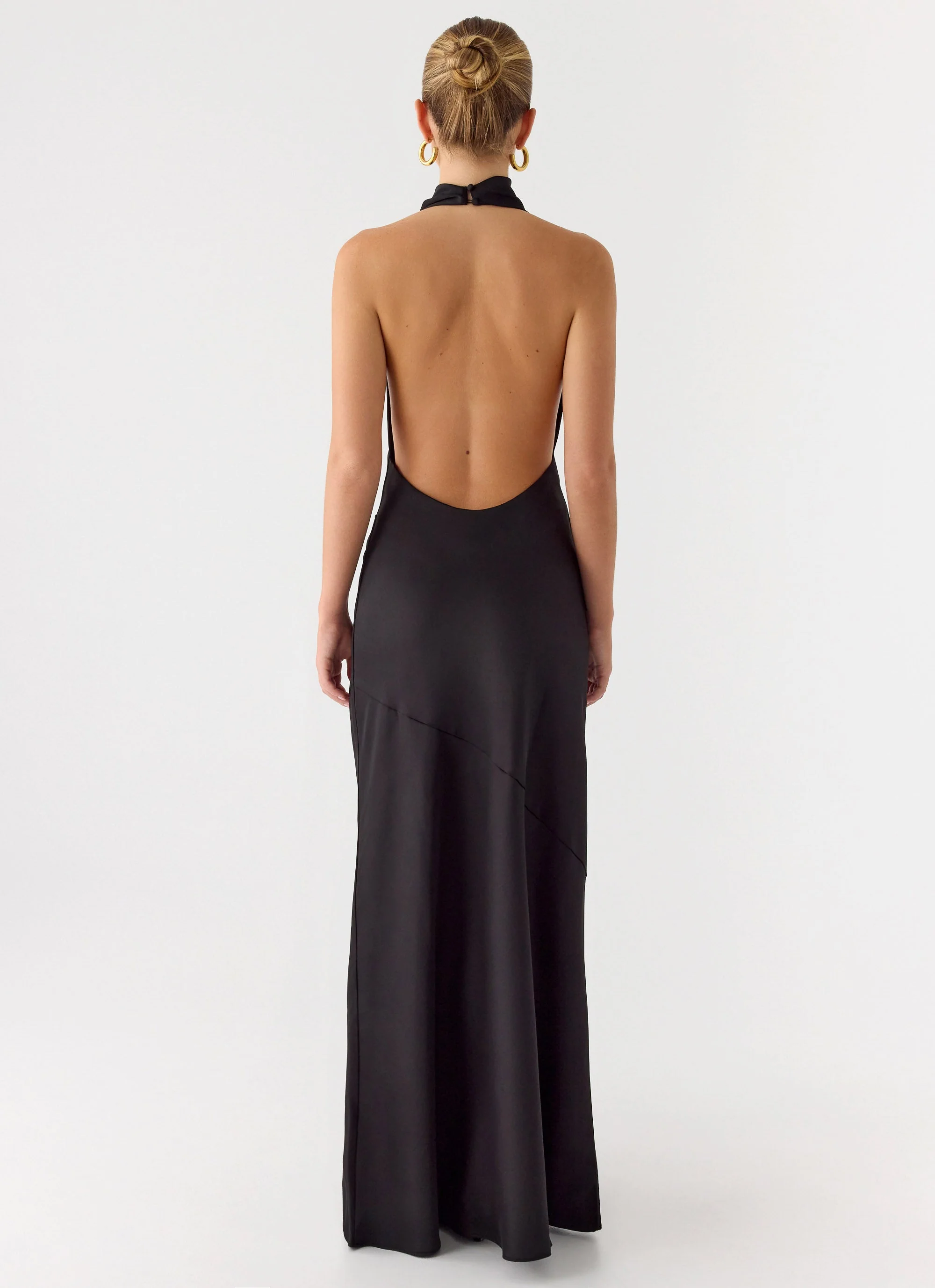 Back To Life Halter Maxi Dress - Black - Image 4