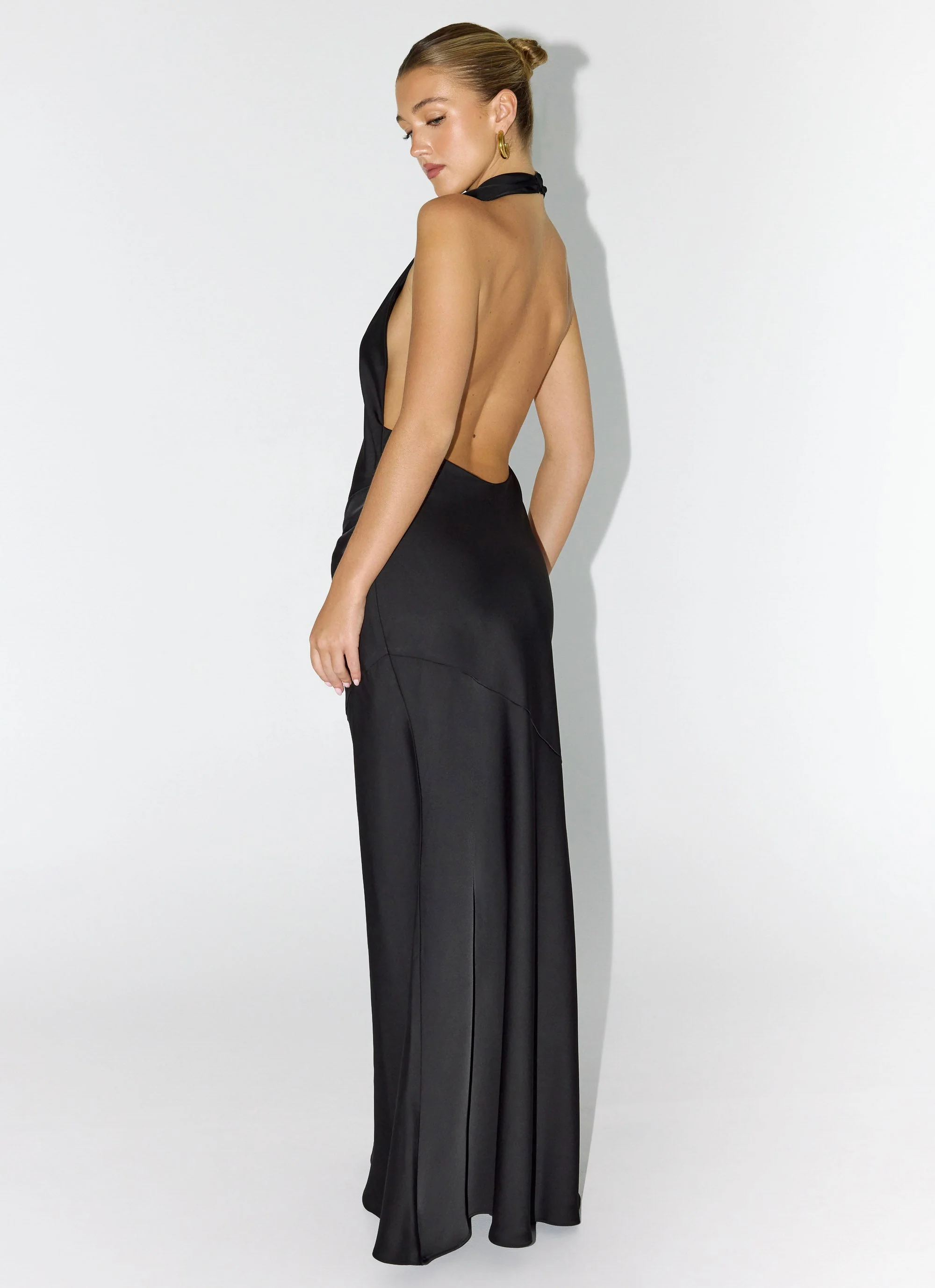 Back To Life Halter Maxi Dress - Black - Image 6