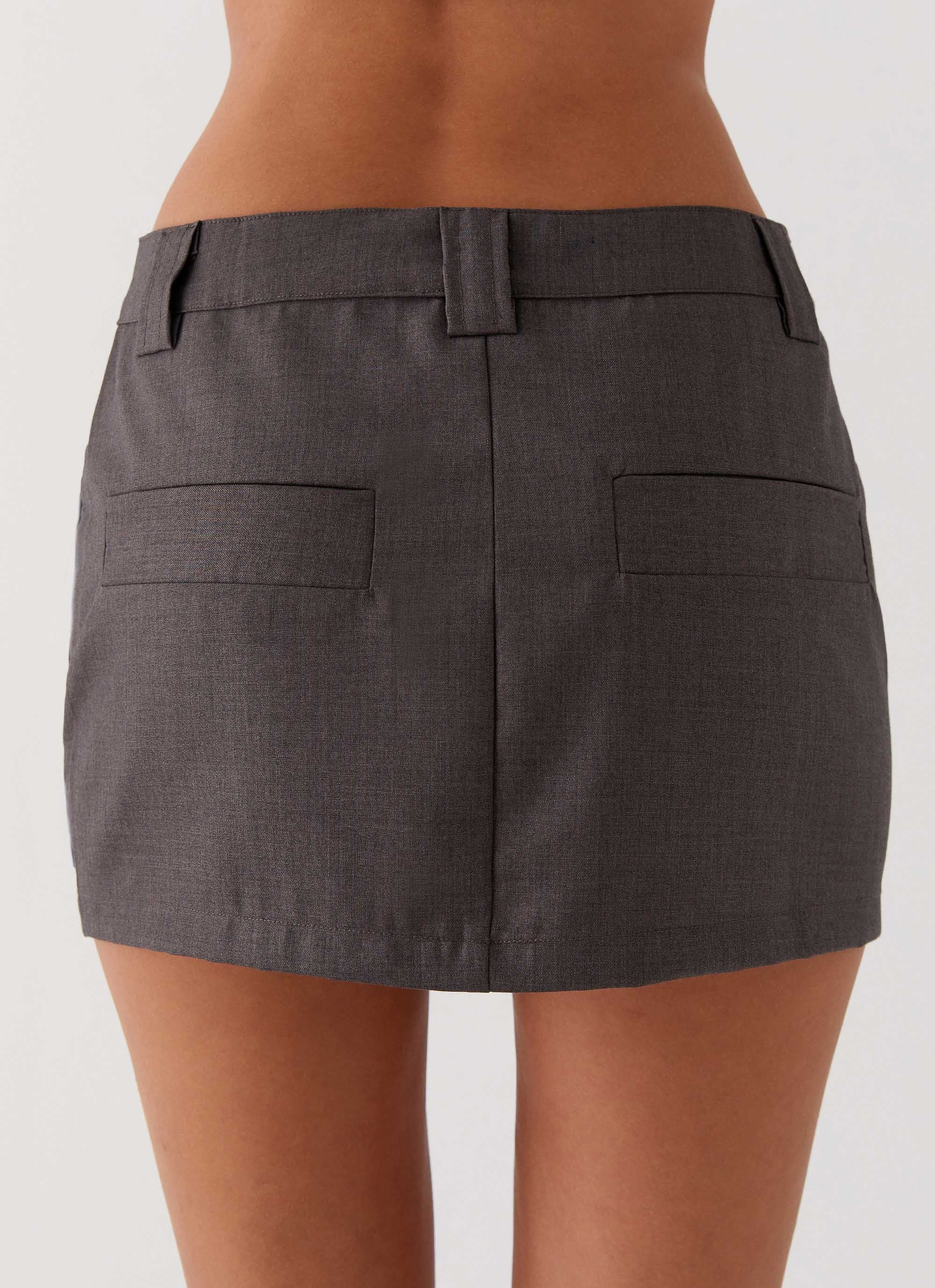 Bad Blood Cargo Mini Skirt - Army - Image 4