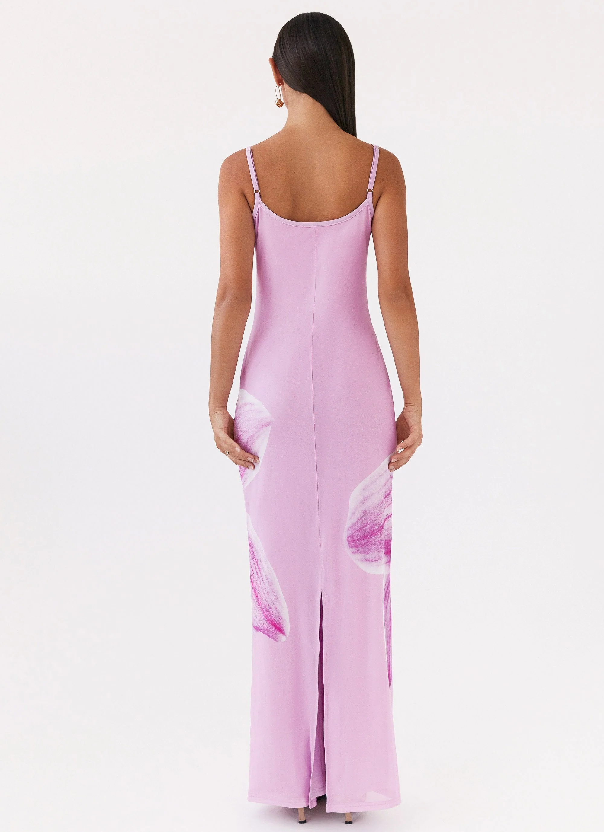 Bad News Mesh Maxi Dress - Pink Magnolia - Image 4