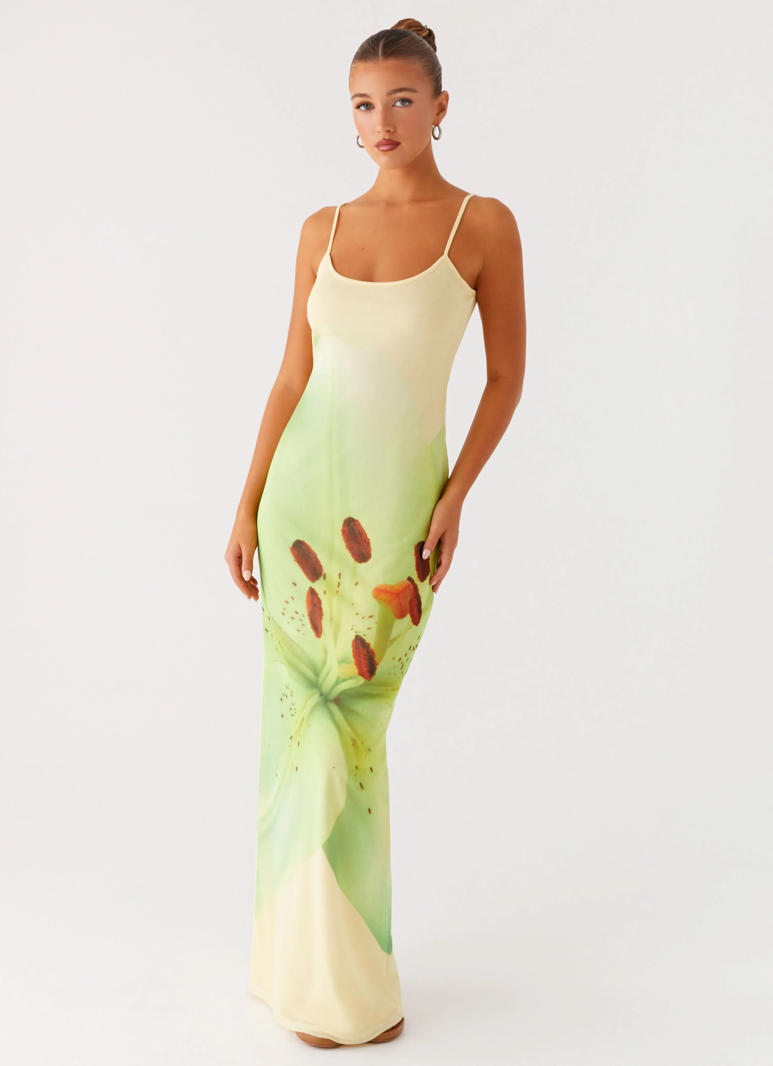 Bad News Mesh Maxi Dress - Yellow Lily - Image 6