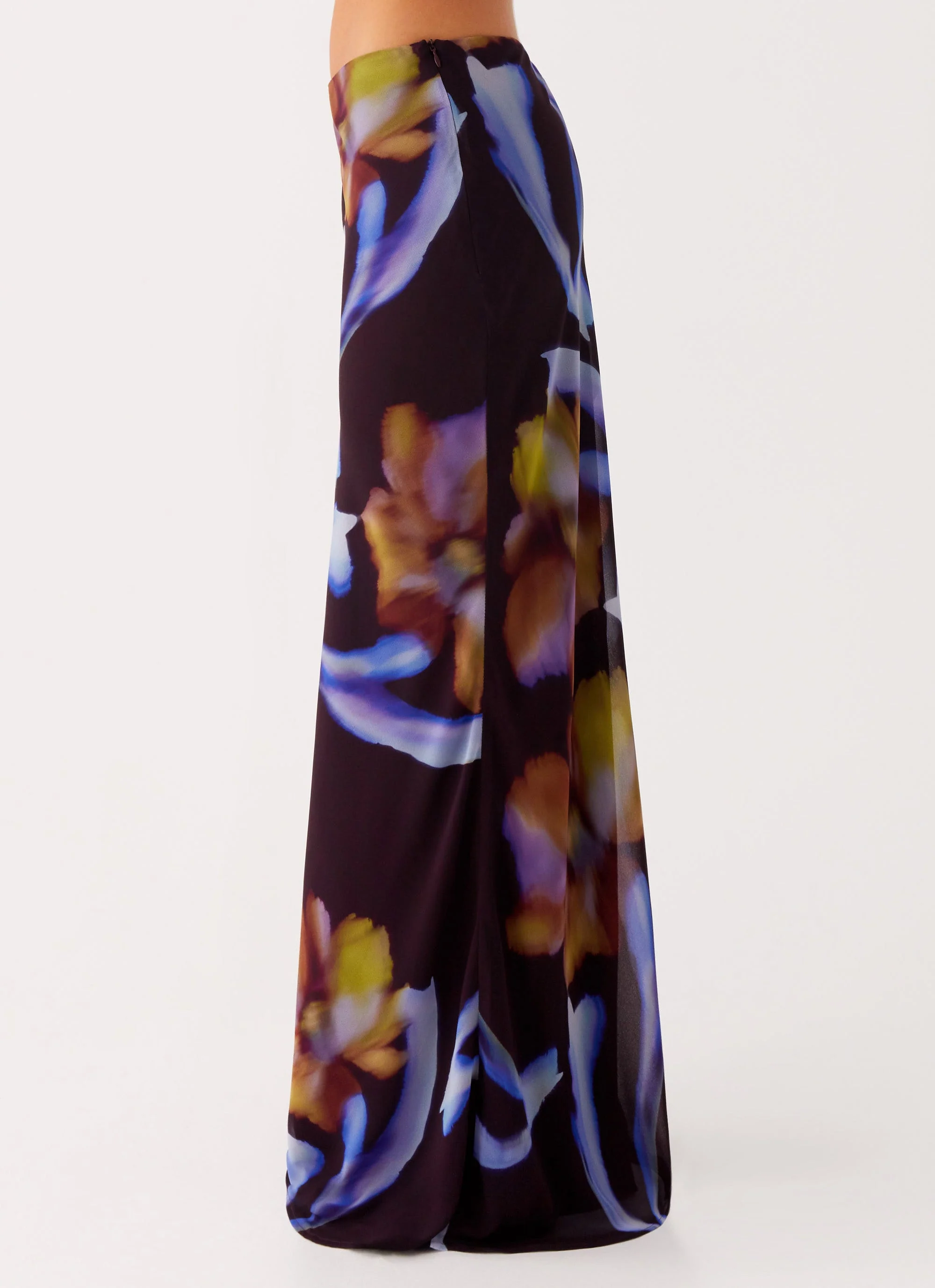 Barbados Maxi Skirt - Dark Floral - Image 6