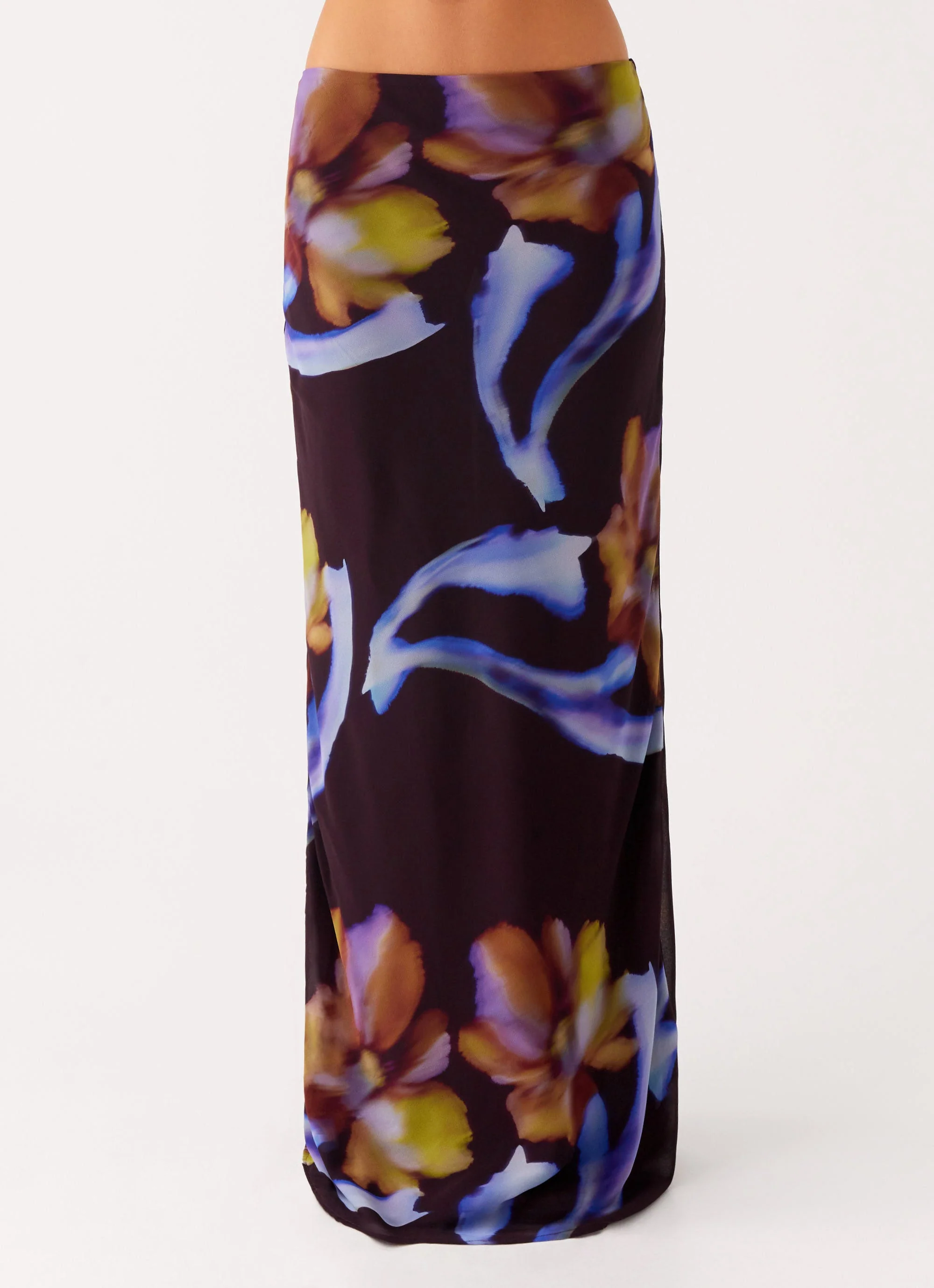 Barbados Maxi Skirt - Dark Floral - Image 8