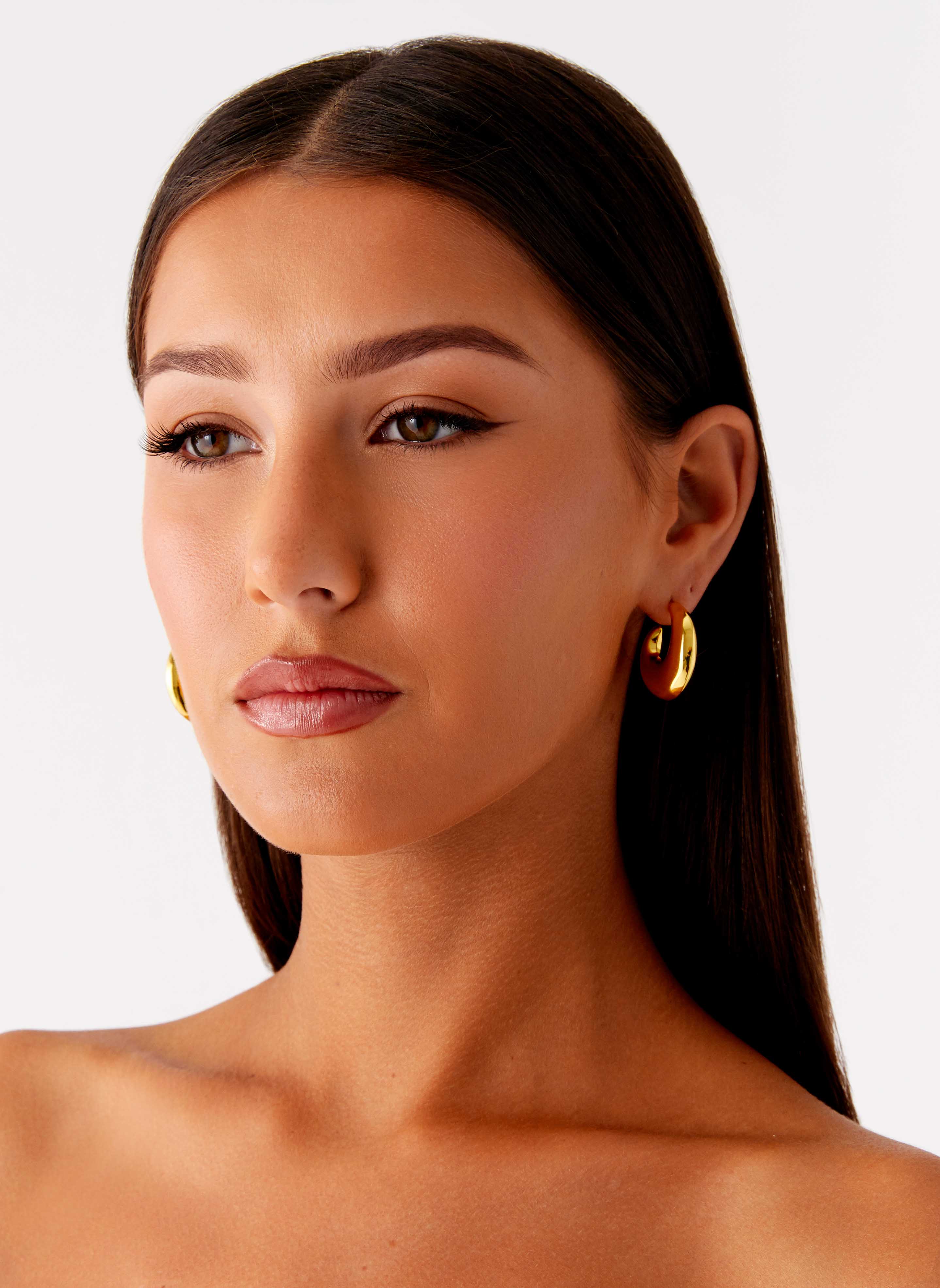 Bare Essentials Earrings - Gold - Image 3