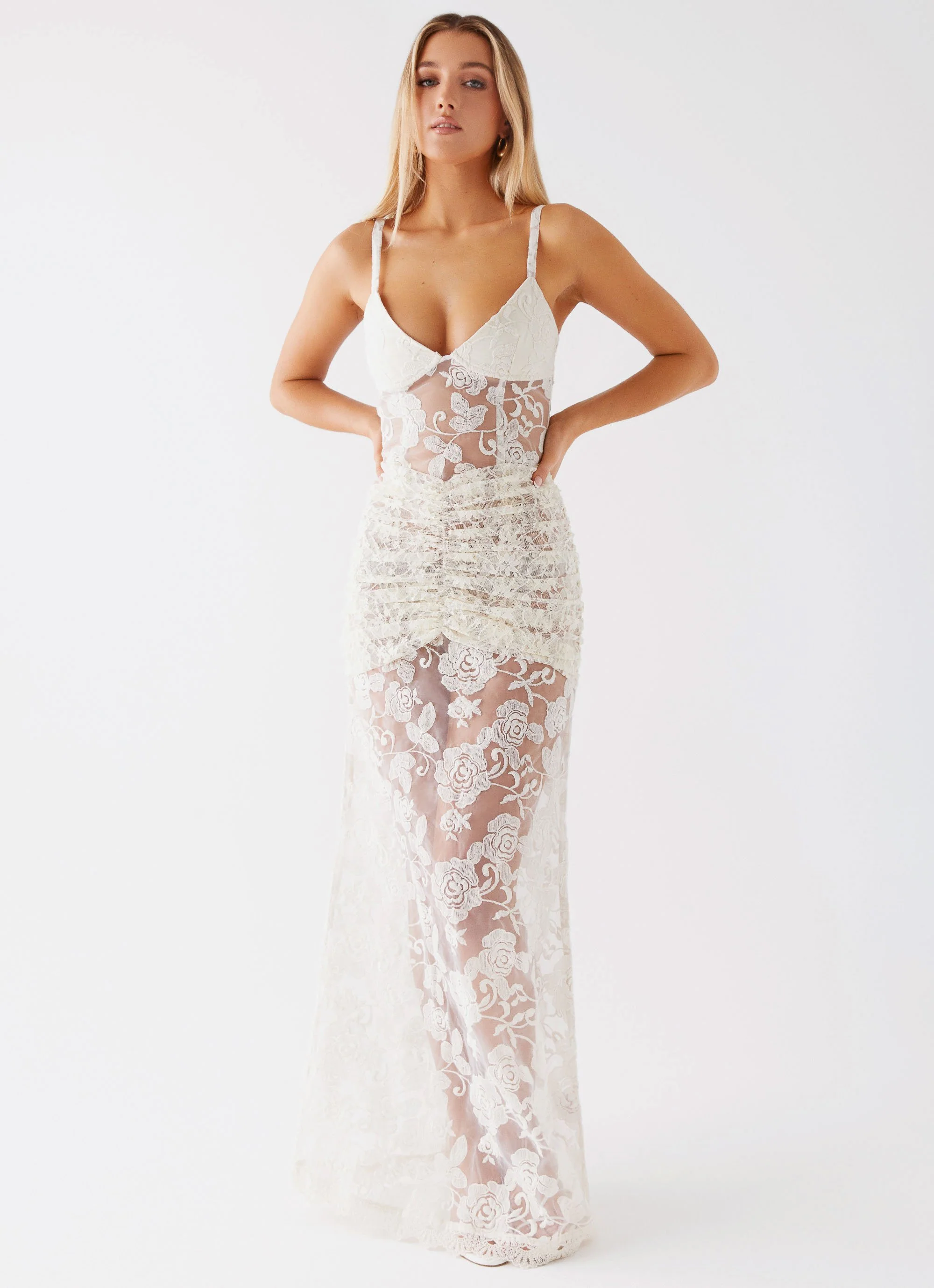 Bare With Me Maxi Dress - White - Image 6