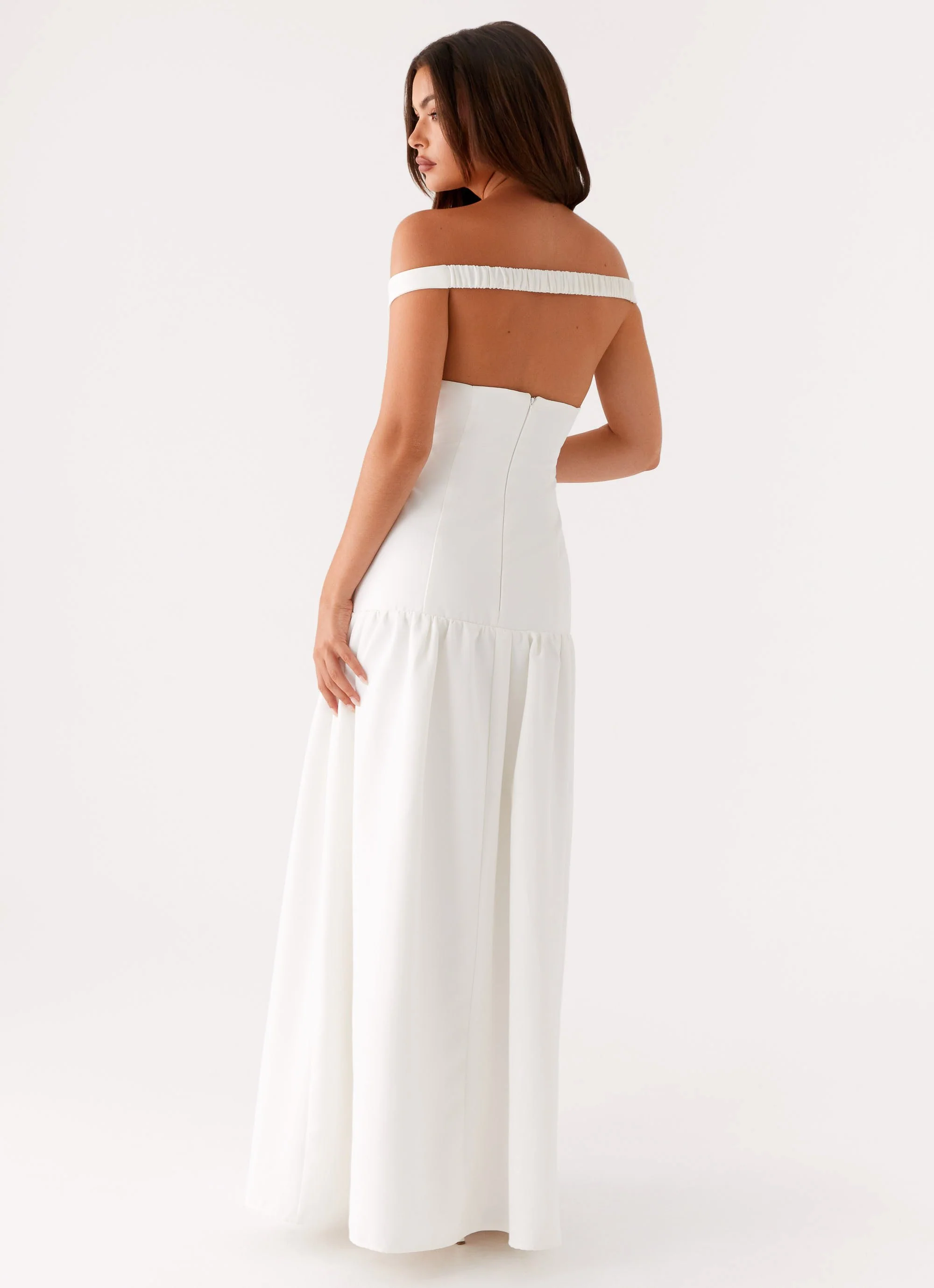 Basel Maxi Dress - White - Image 6