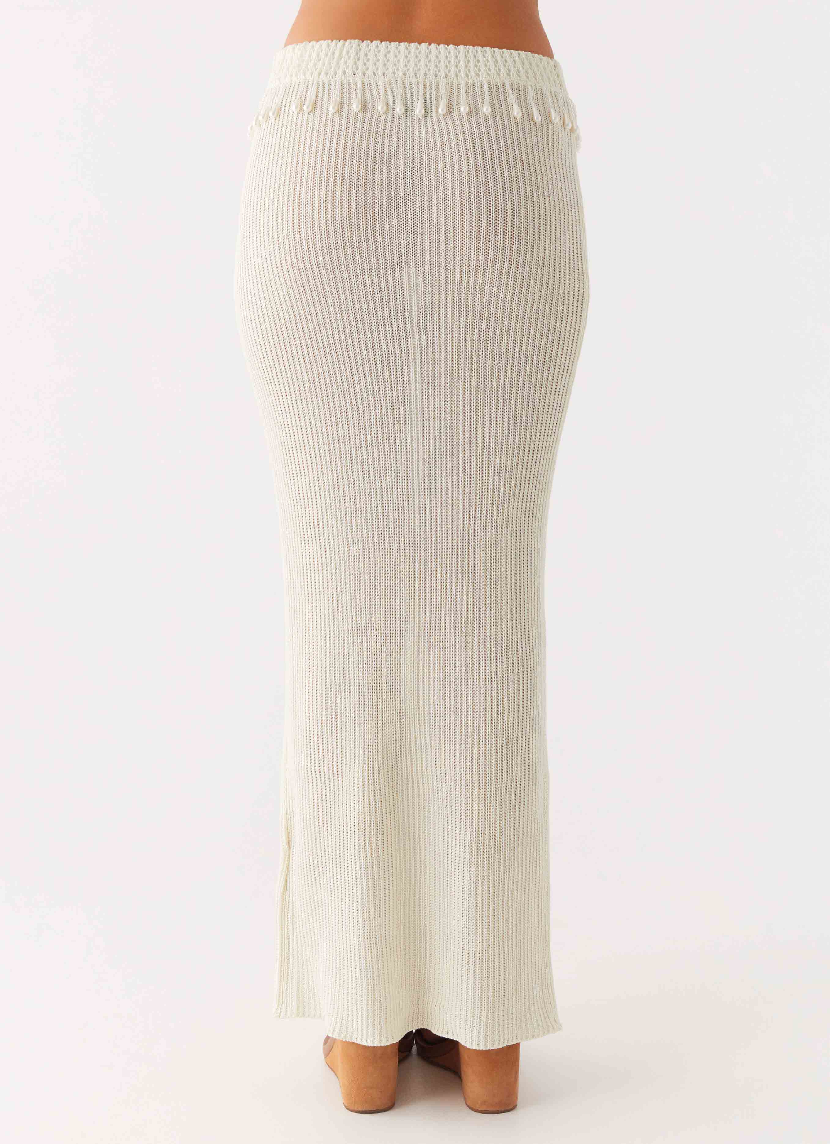 Basilia Maxi Skirt - Off White - Image 4