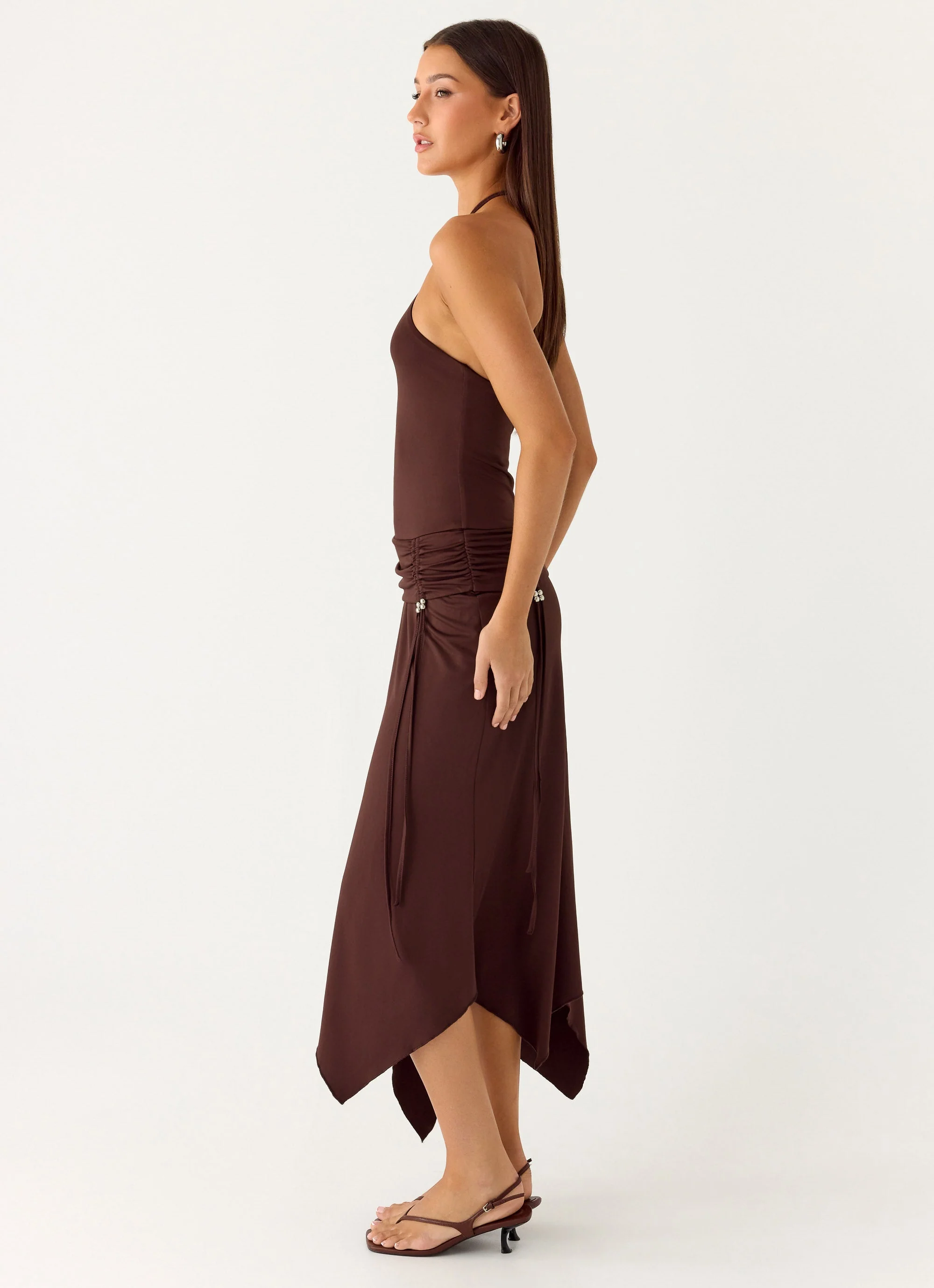 Becerra Midi Dress - Cool Chocolate - Image 2