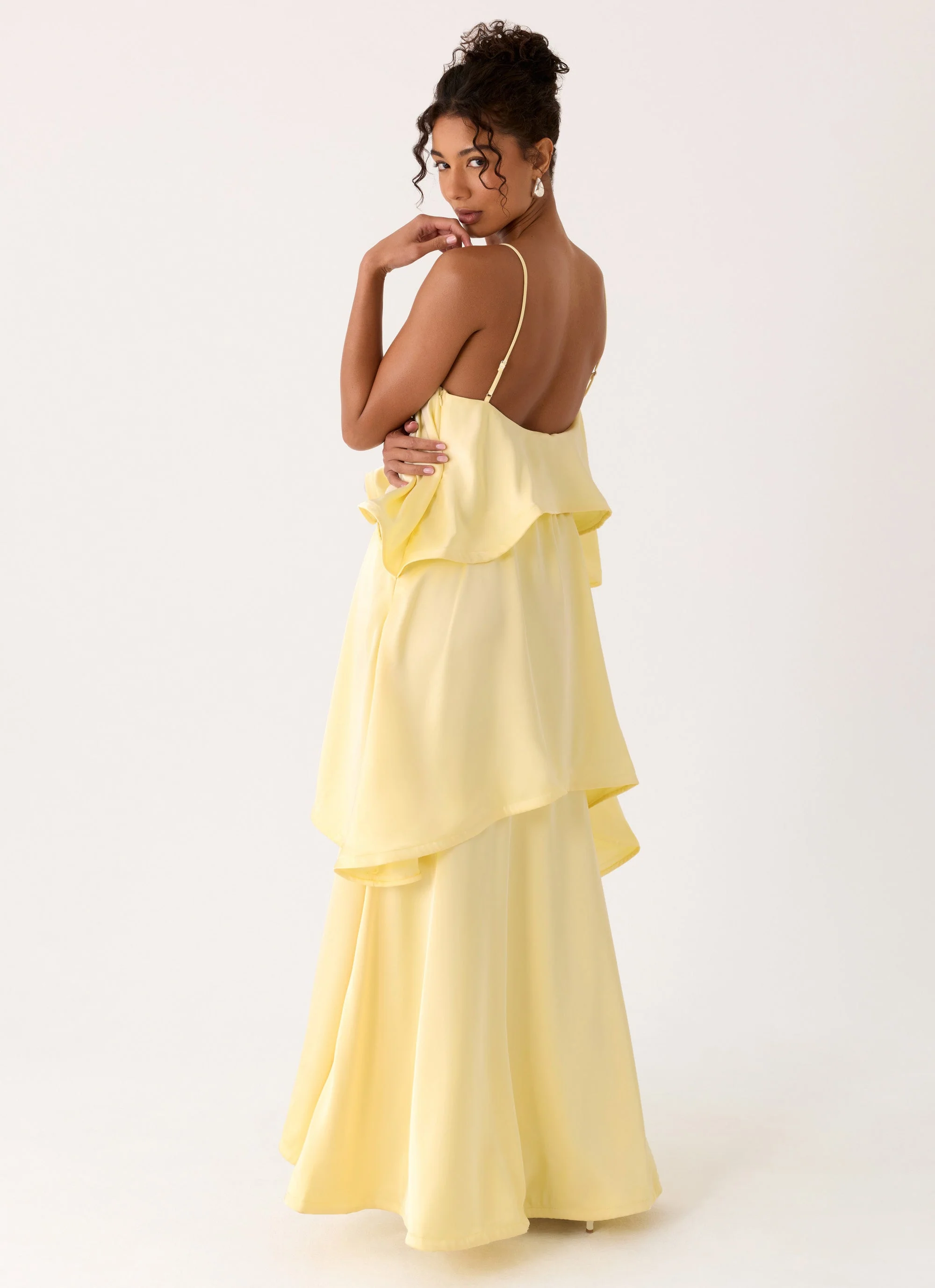 Becka Maxi Dress - Yellow - Image 7