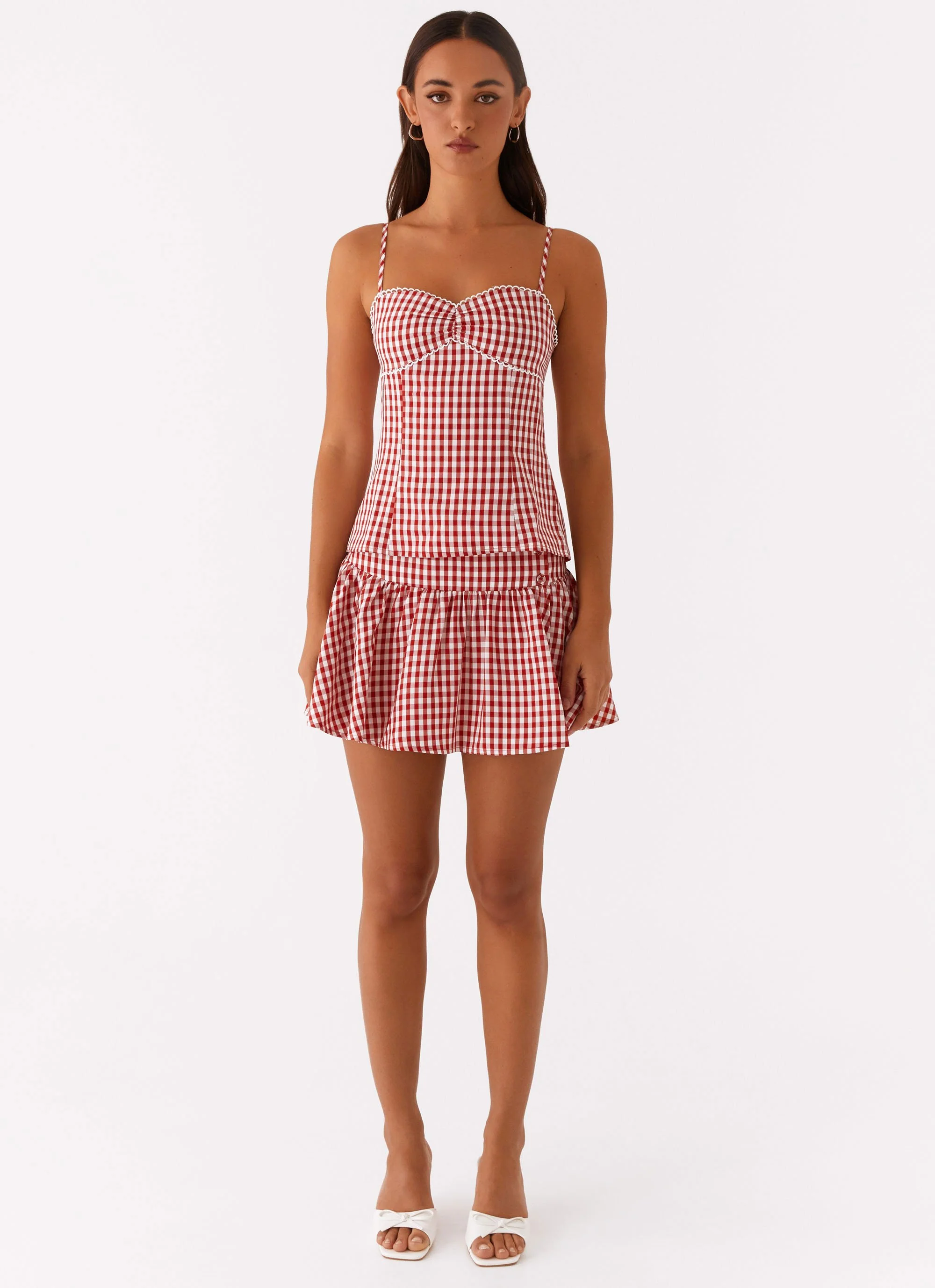 Bellamy Top - Red Gingham - Image 2
