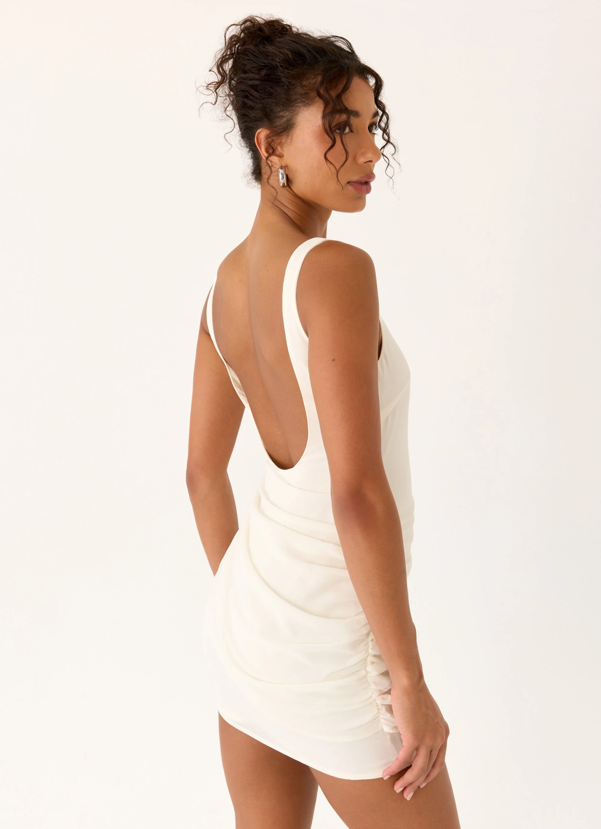 Bellini Babe Mini Dress - Ivory - Image 5