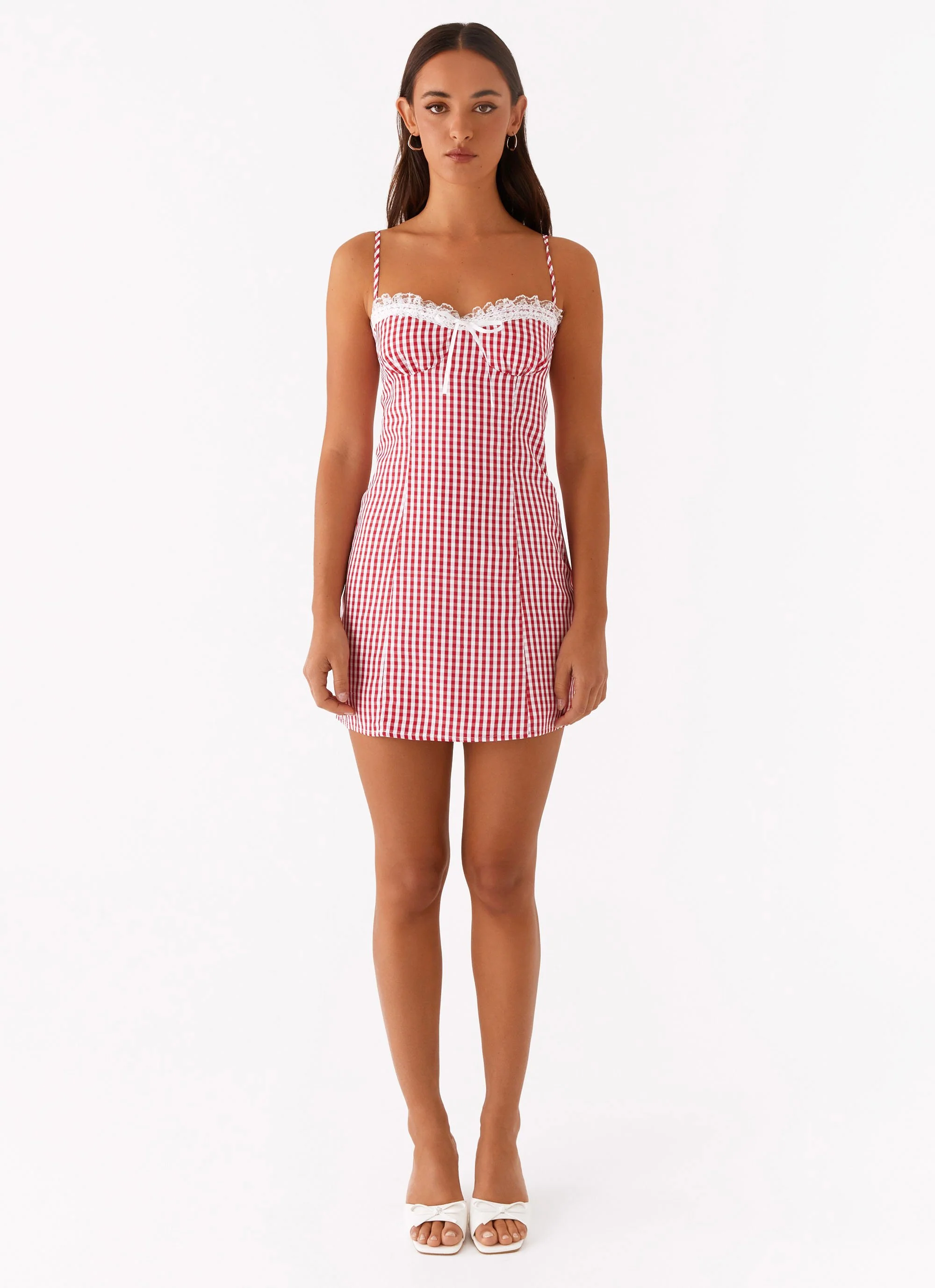 Bellissima Bustier Mini Dress - Red - Image 2