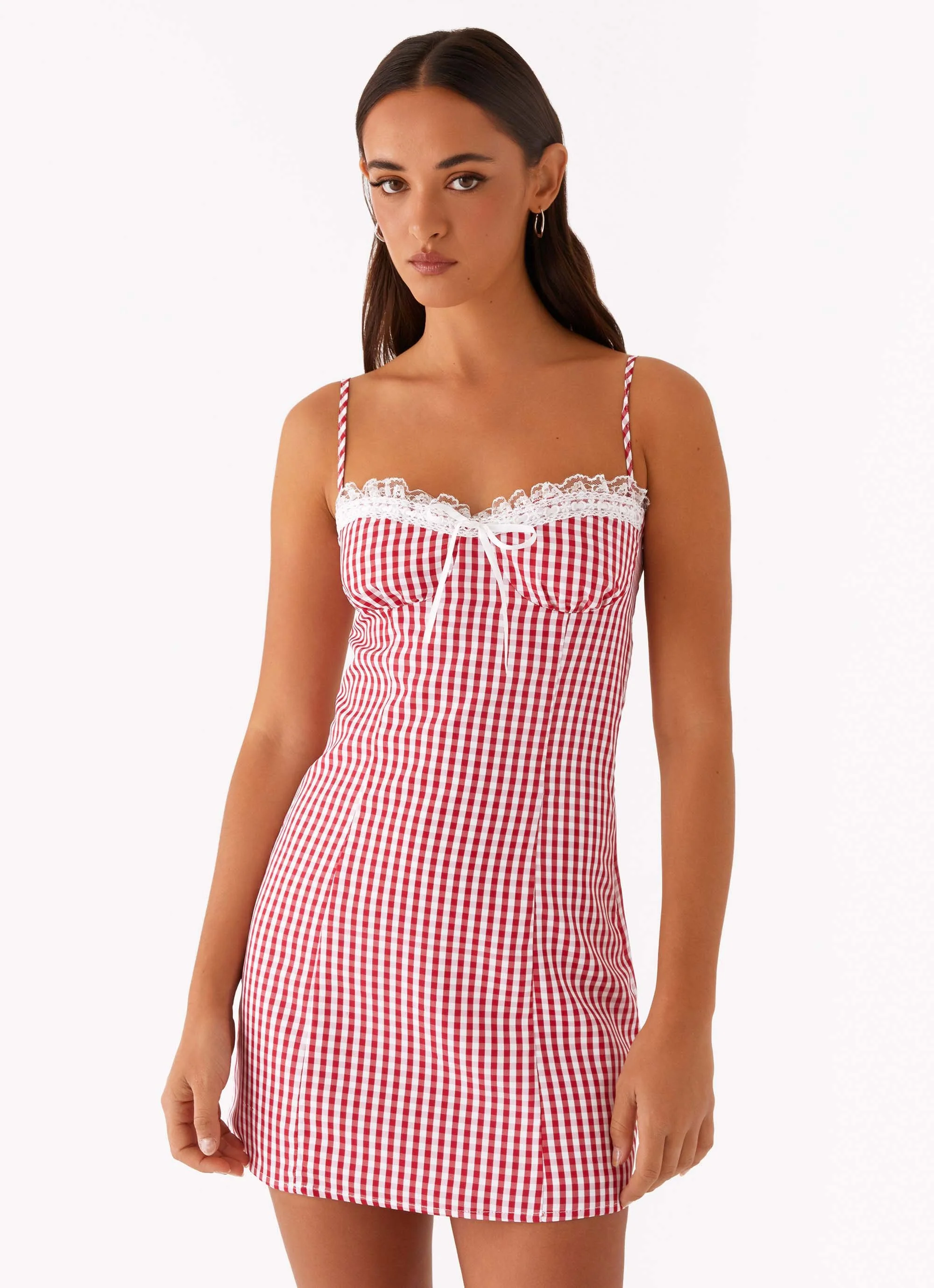 Bellissima Bustier Mini Dress - Red - Image 5