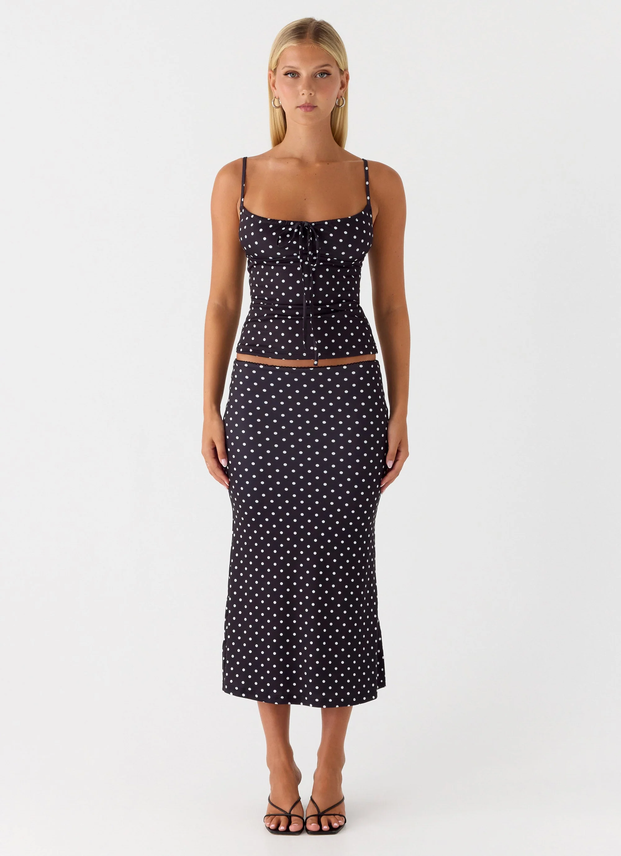 Bending My Rules Top - Black Polkadot - Image 4