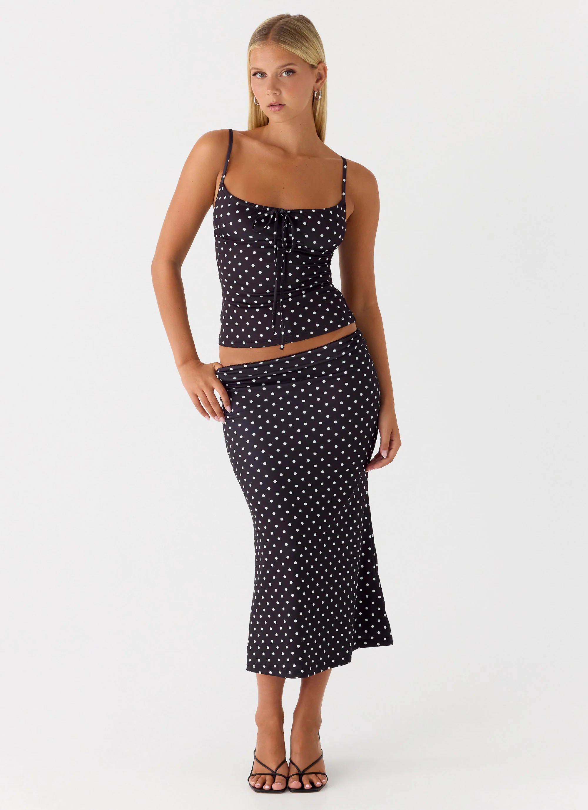 Bending My Rules Top - Black Polkadot - Image 6