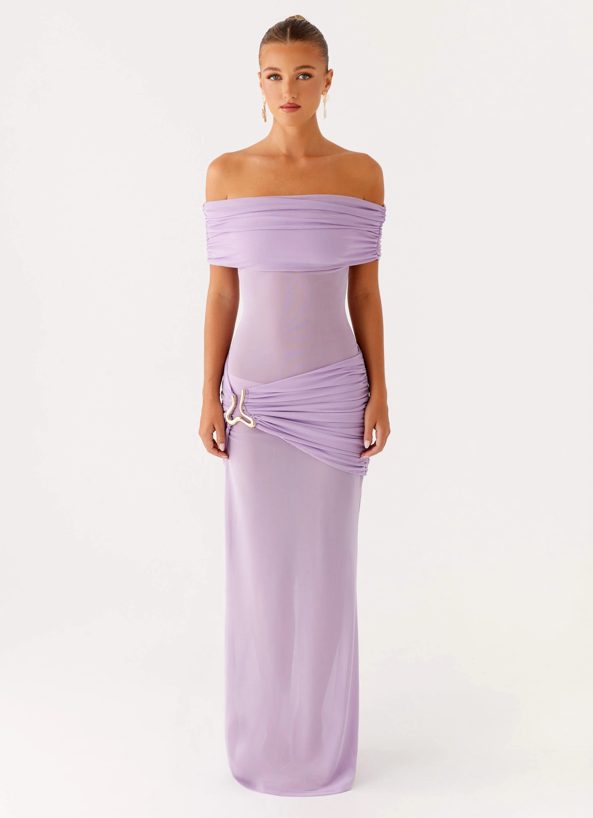 Benji Maxi Dress - Lilac - Image 2
