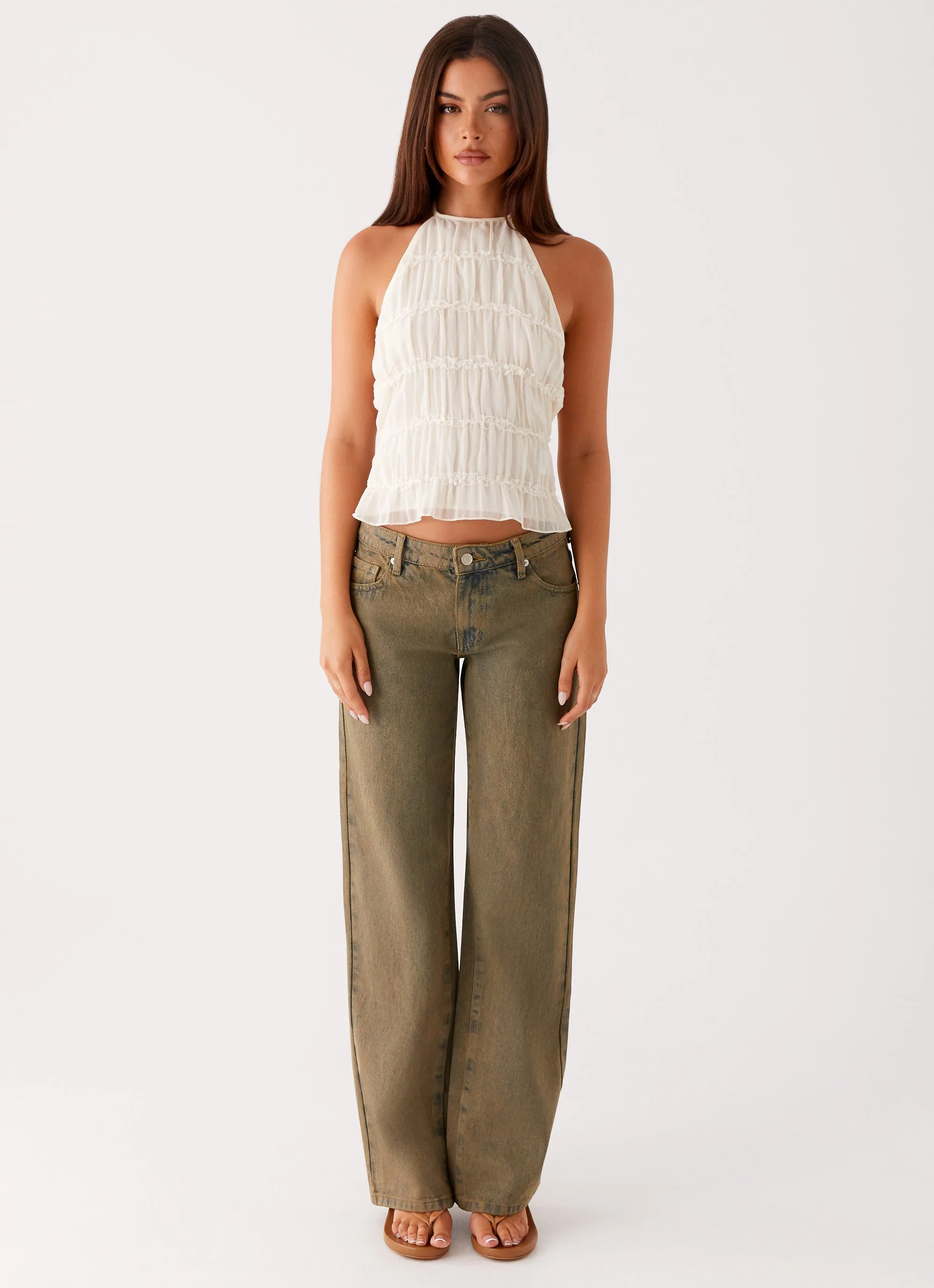 Bennie Halter Top - Ivory - Image 2