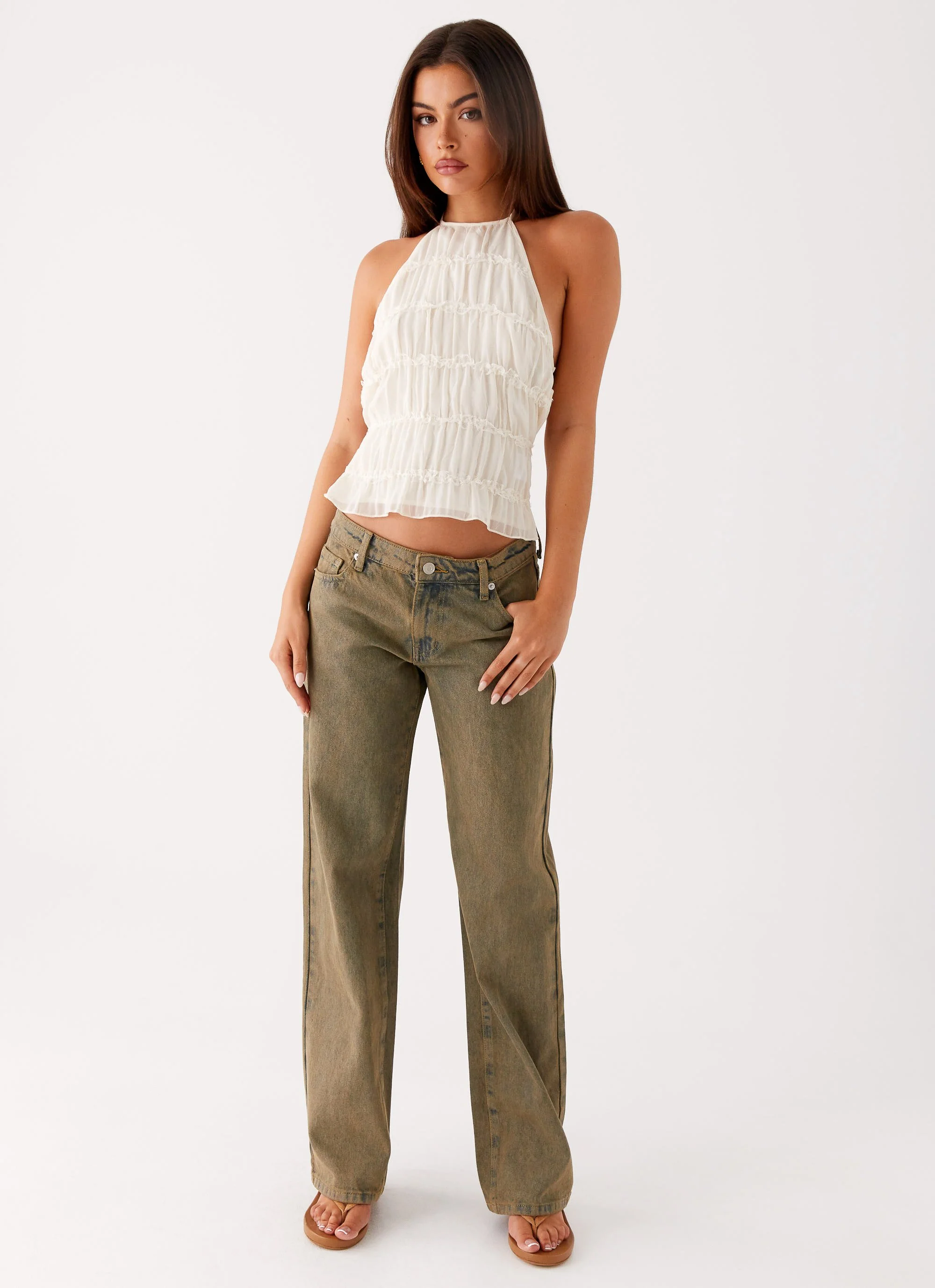 Bennie Halter Top - Ivory - Image 6
