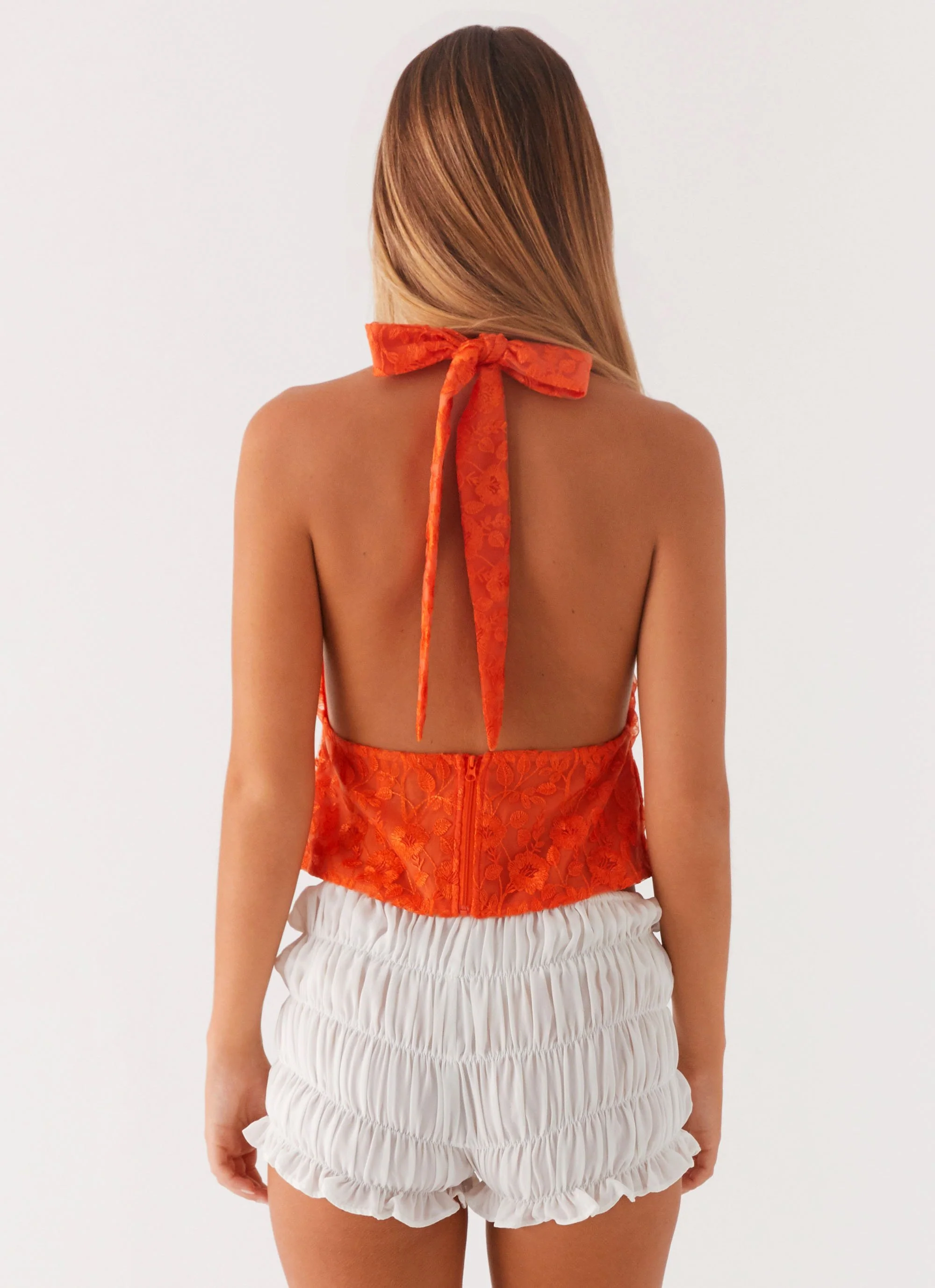 Best Self Top - Orange Floral - Image 5