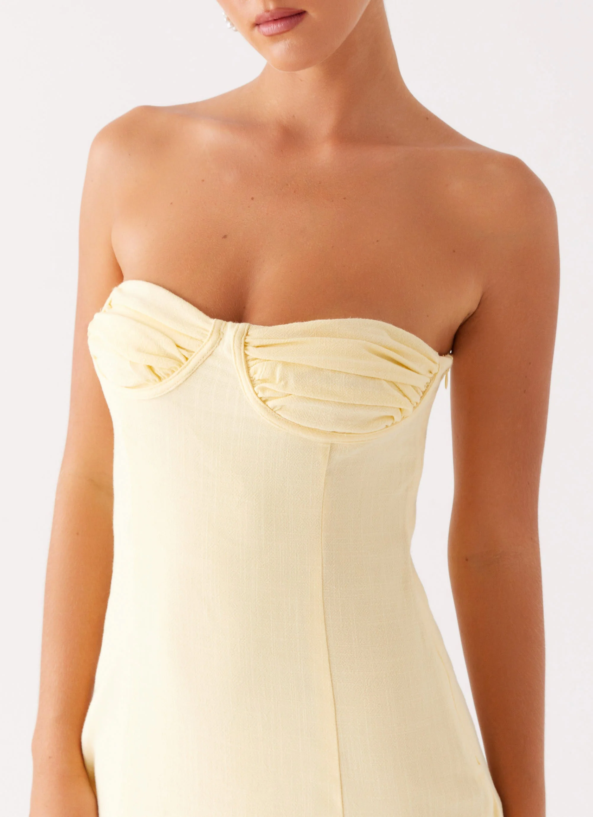 Bindi Mini Dress - Yellow - Image 6