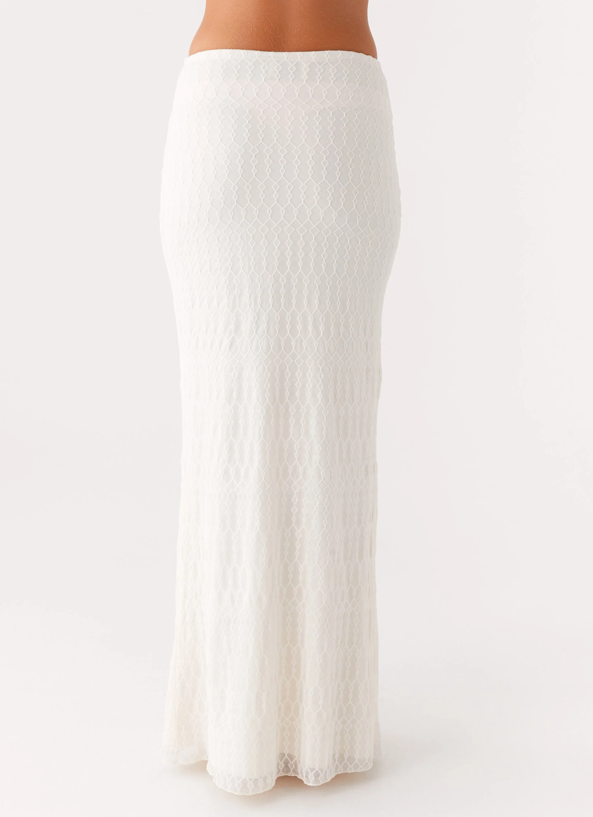 Blakely Maxi Skirt - Ivory - Image 3