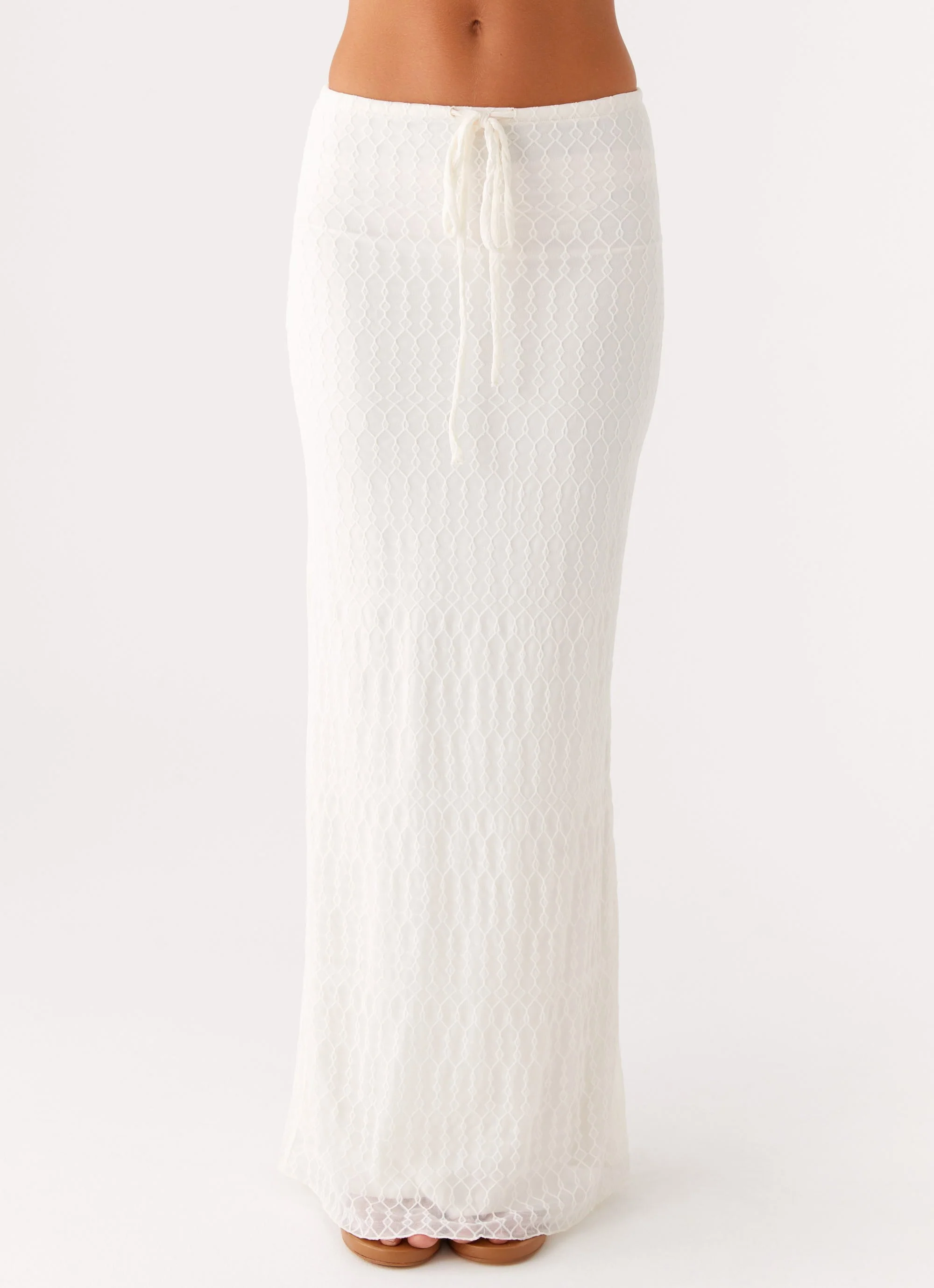 Blakely Maxi Skirt - Ivory - Image 4