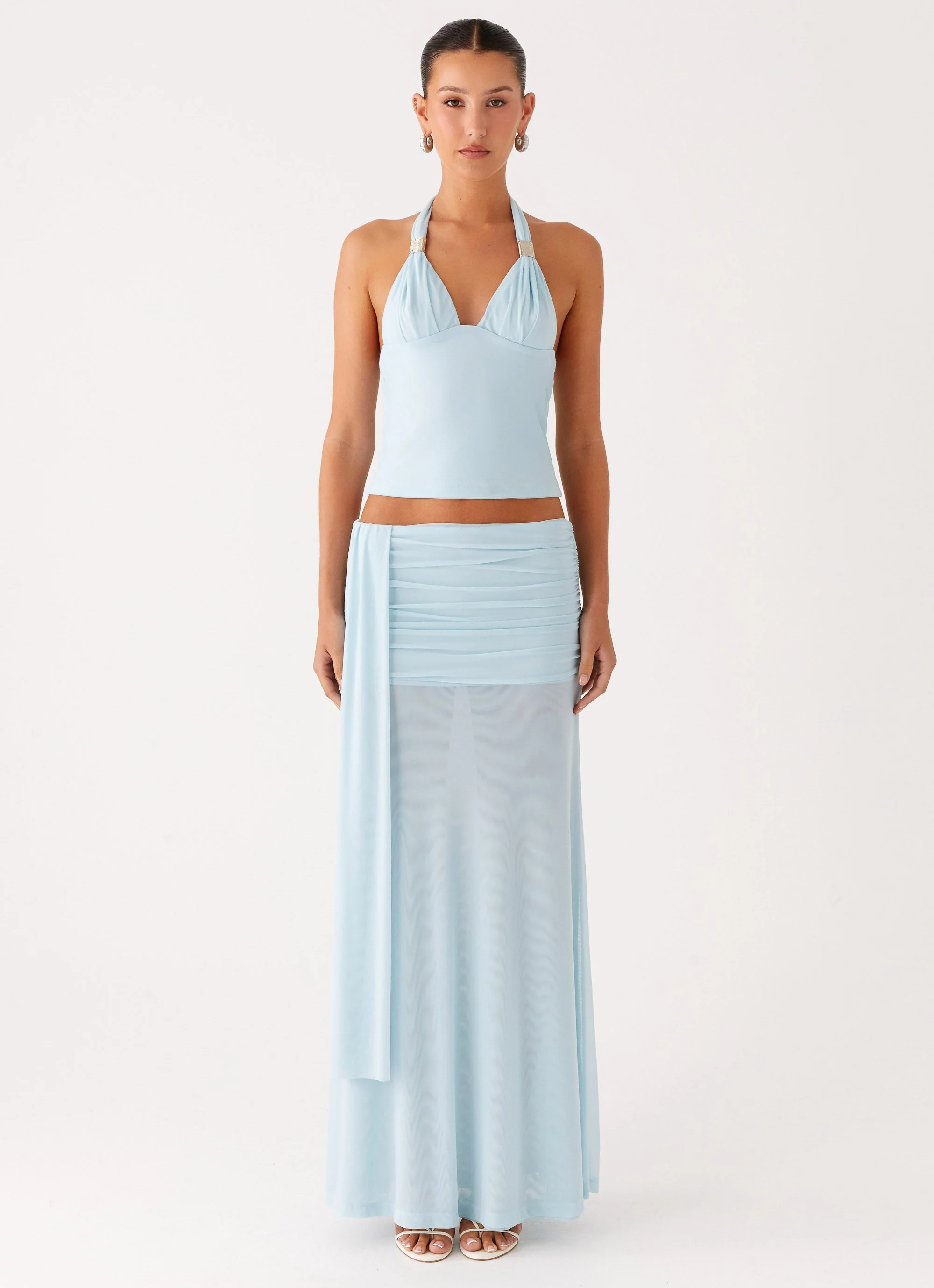 Blaze Halter Top - Blue - Image 4