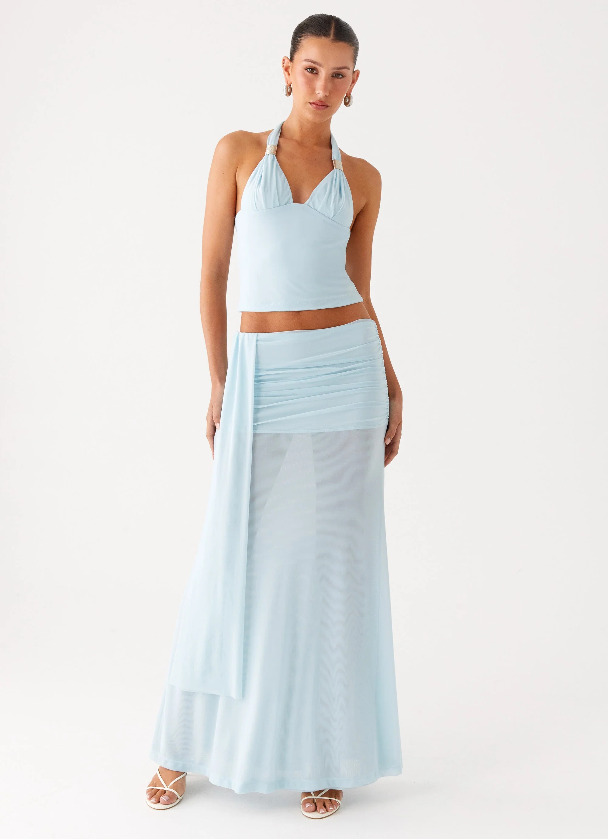 Blaze Maxi Skirt - Blue - Image 5