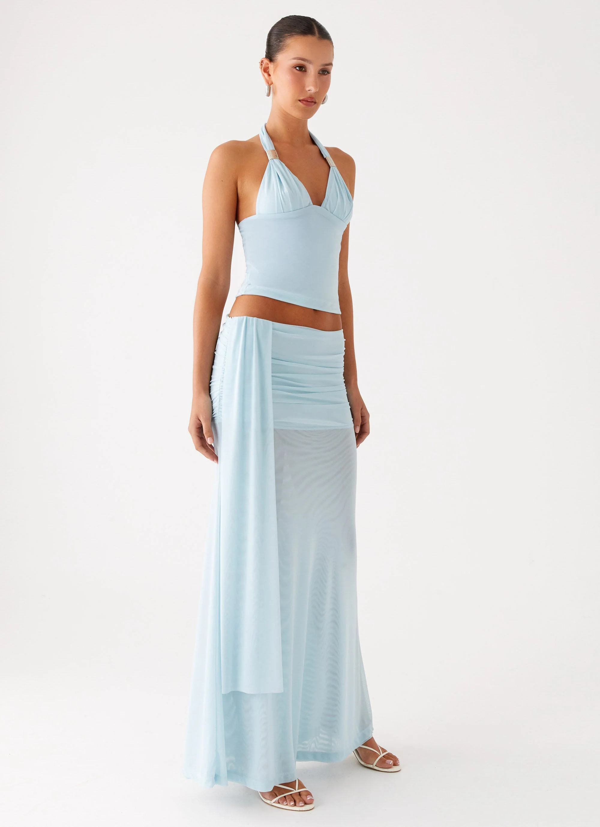 Blaze Maxi Skirt - Blue - Image 6