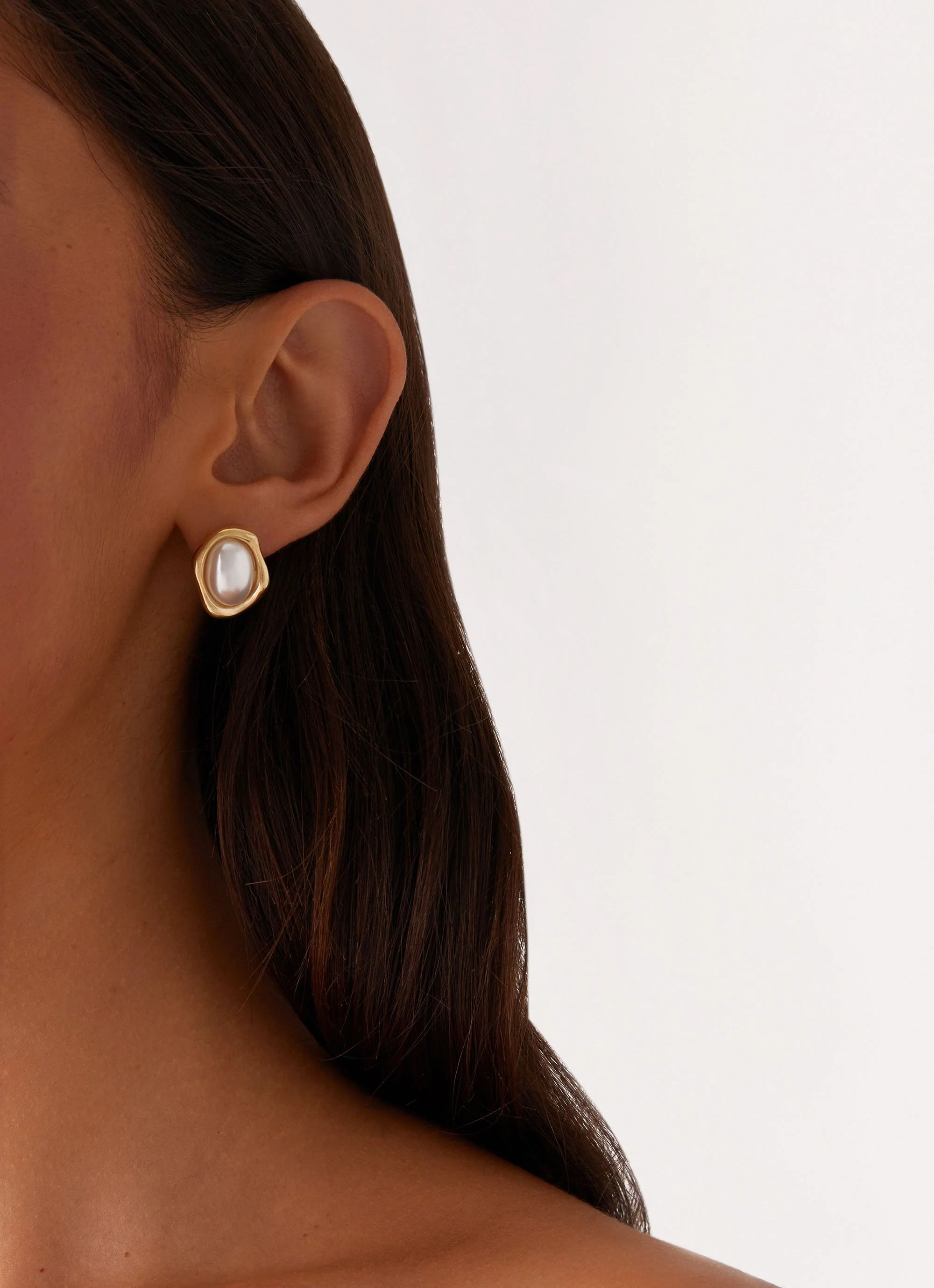Blessing Pearl Earrings - Pearl - Image 3