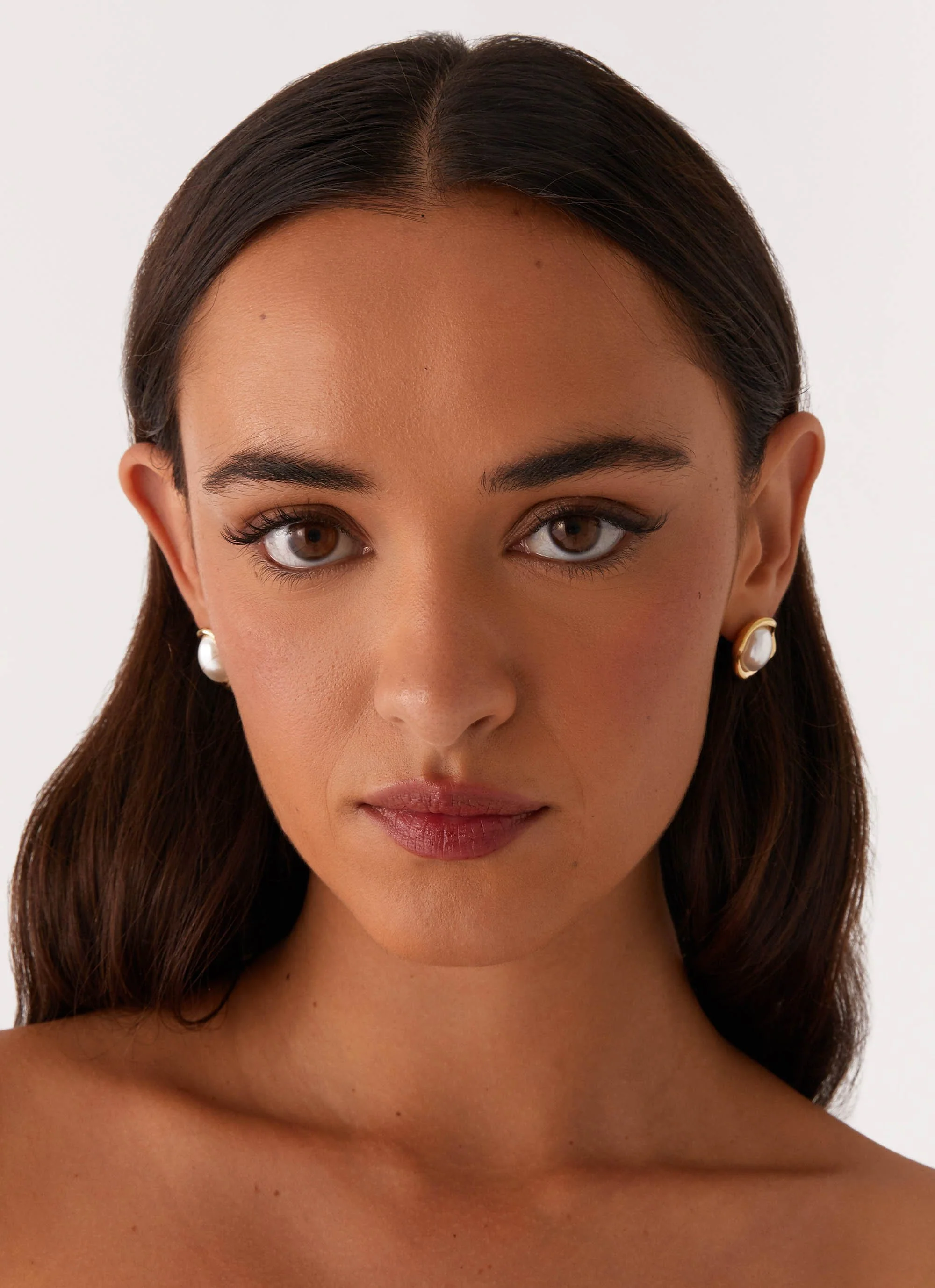 Blessing Pearl Earrings - Pearl - Image 4
