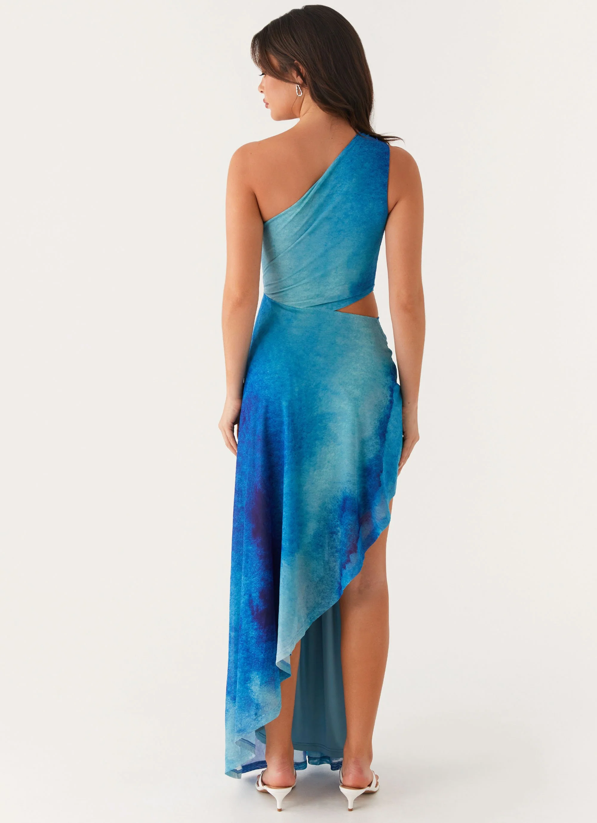 Blinded Maxi Dress - Blue Tie Dye - Image 4