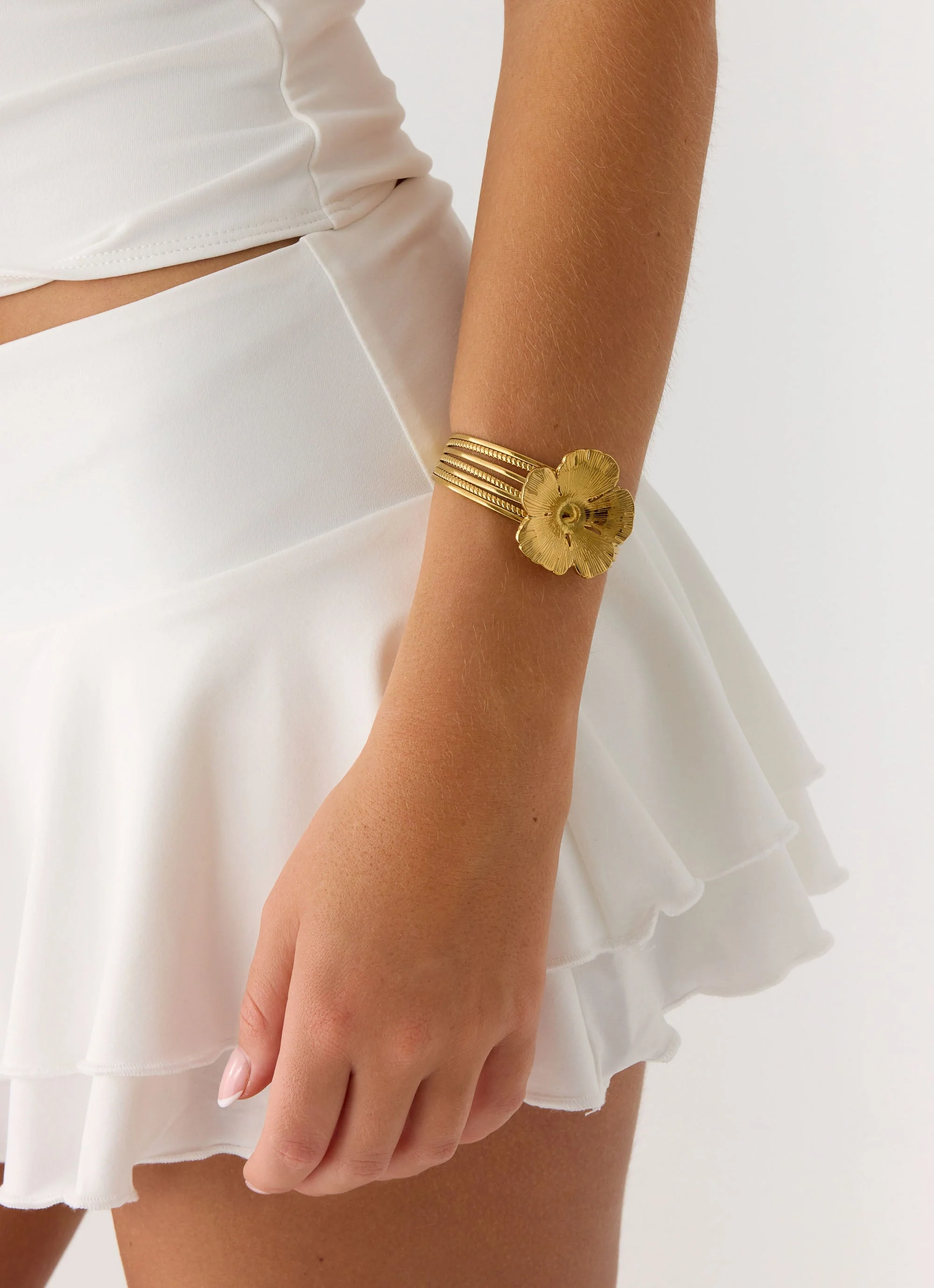 Bloomette Arm Cuff - Gold - Image 2