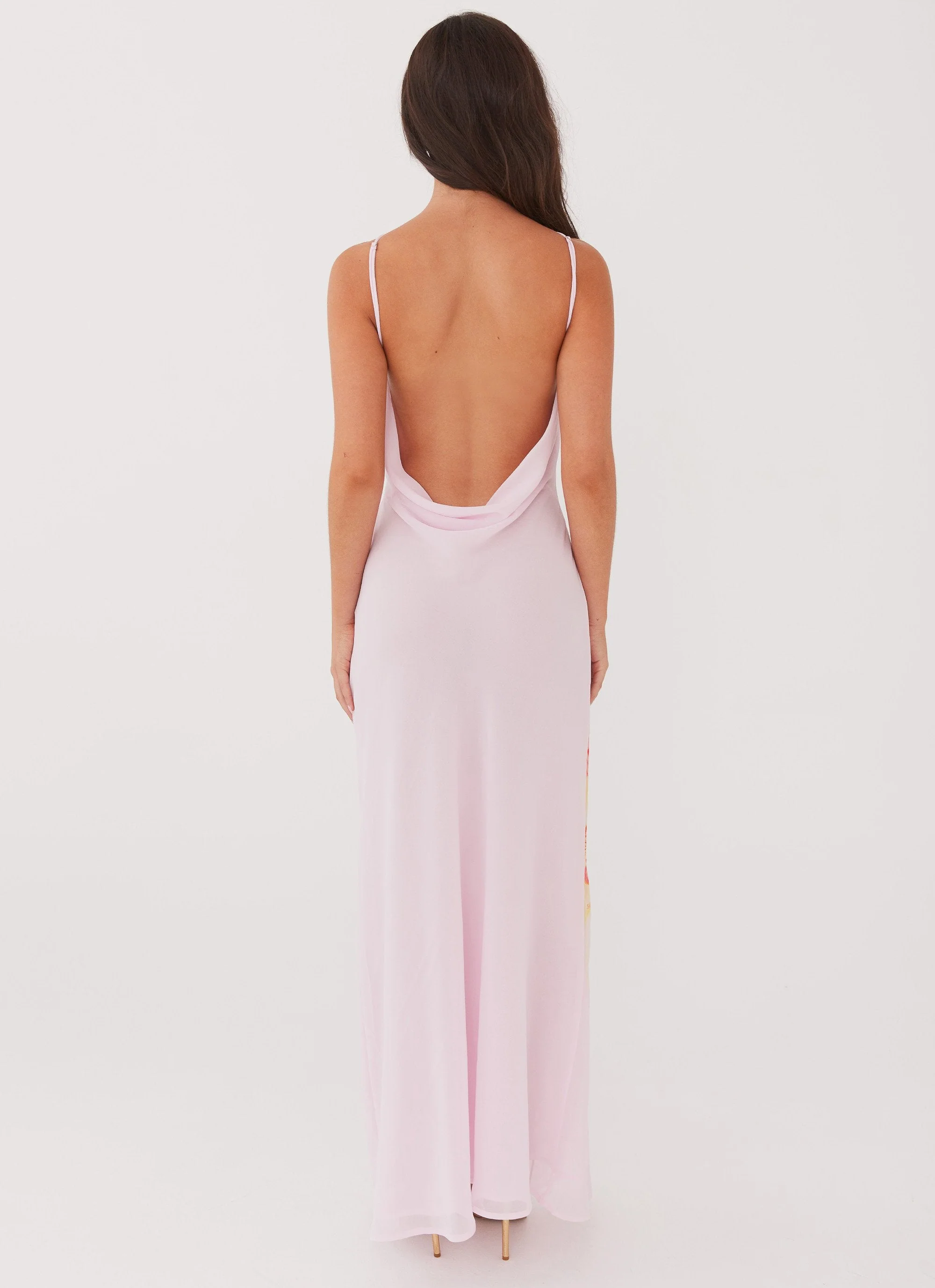 Blossom Hearts Maxi Dress - Pink Peony - Image 5