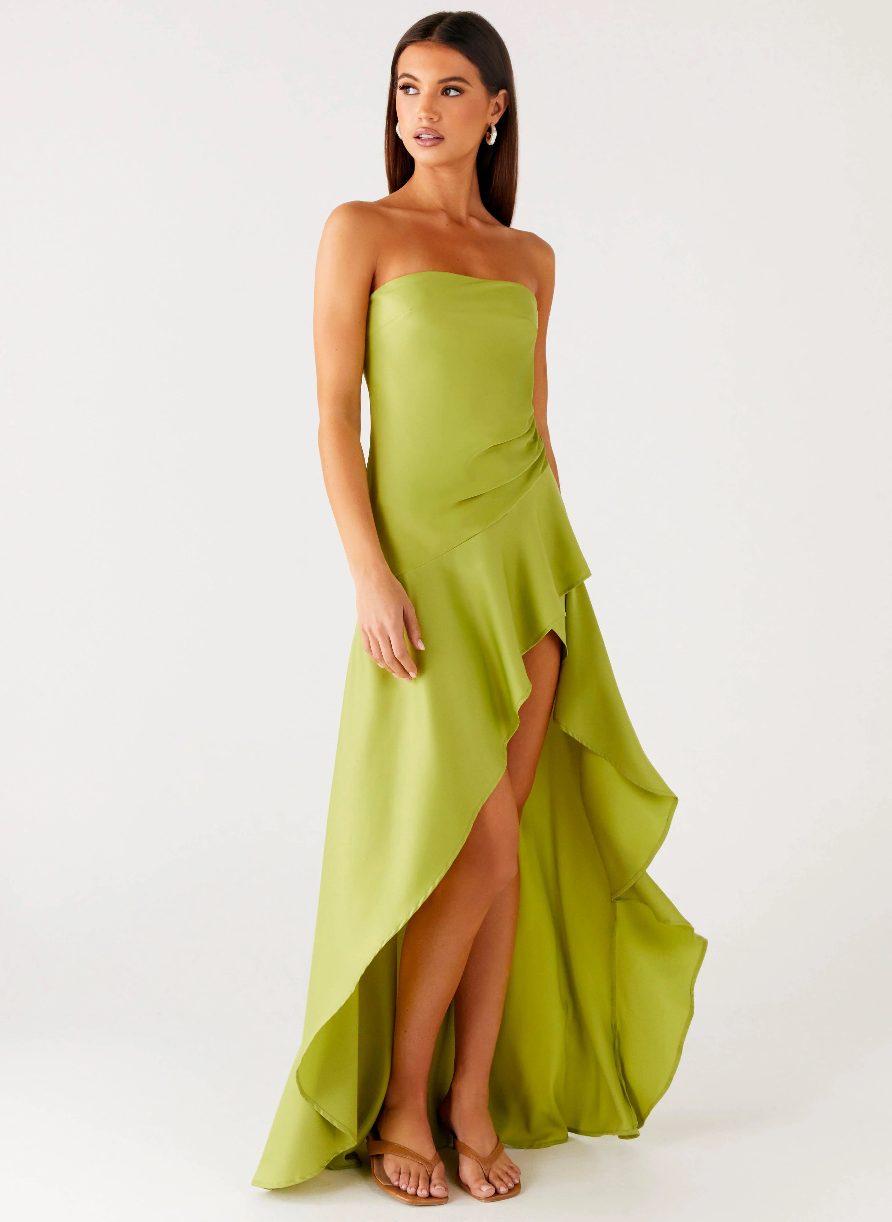 Bodie Maxi Dress - Lime - Image 5