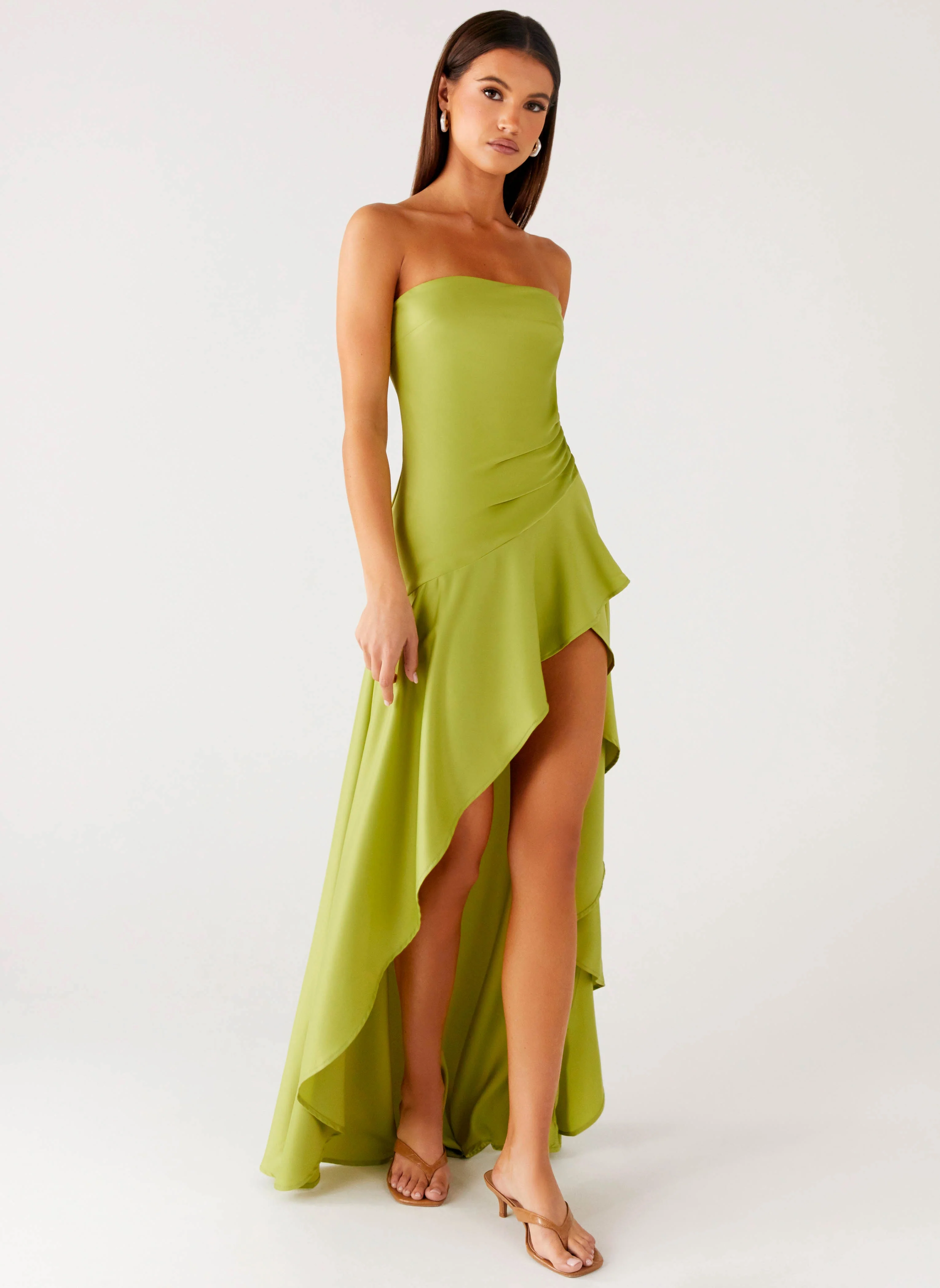Bodie Maxi Dress - Lime - Image 6