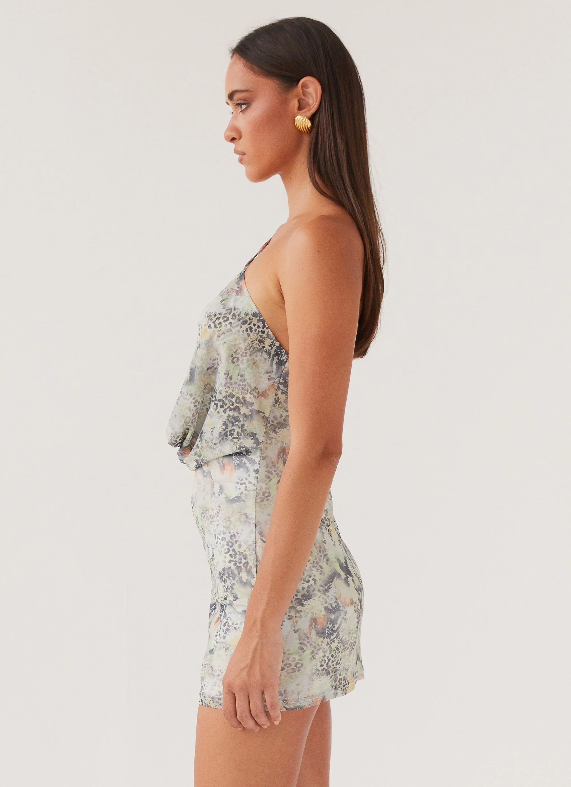Bohemian Bliss Mesh Mini Dress - Leopard Luxe - Image 3