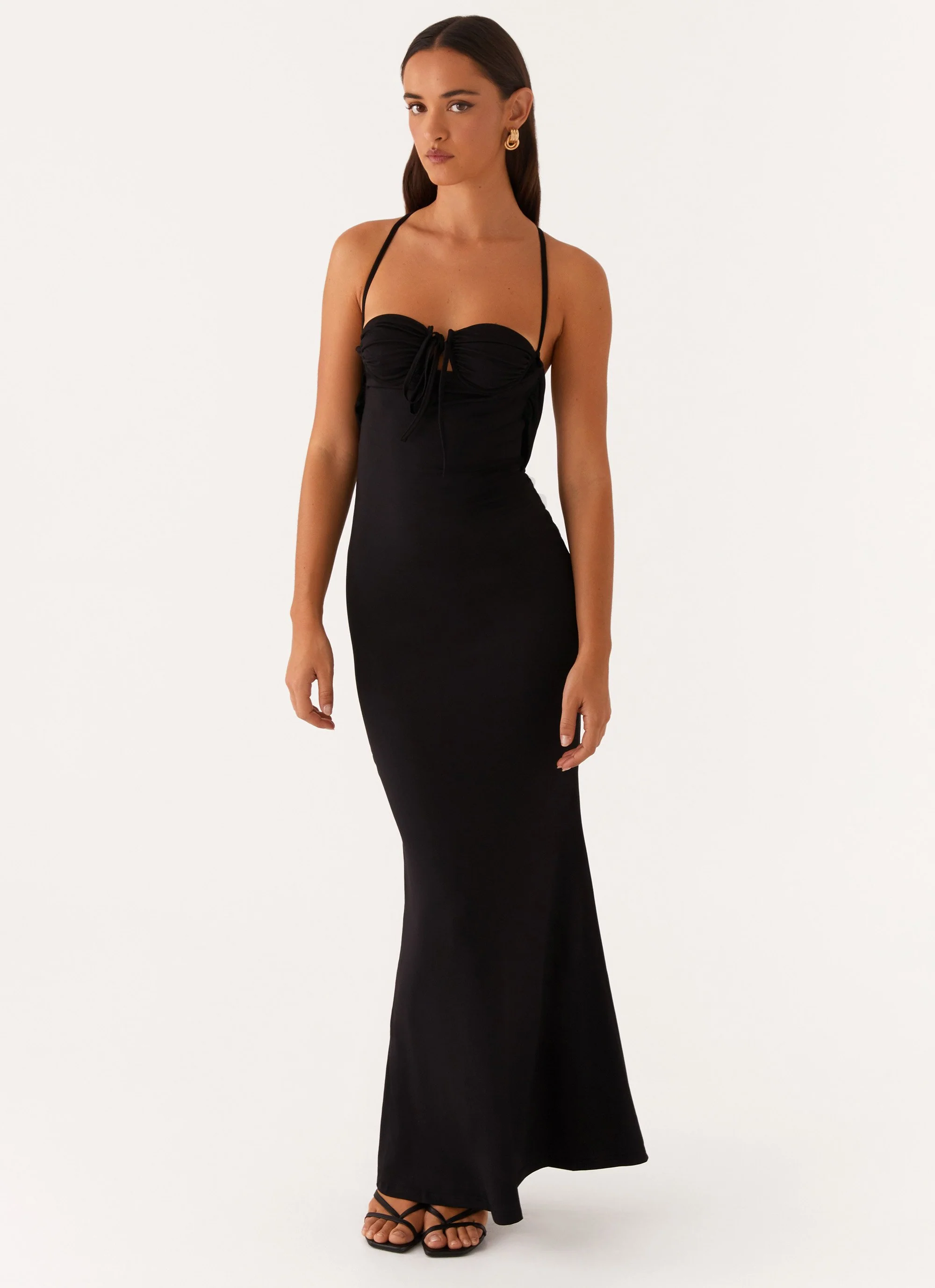 Bombshell Maxi Dress - Black - Image 5