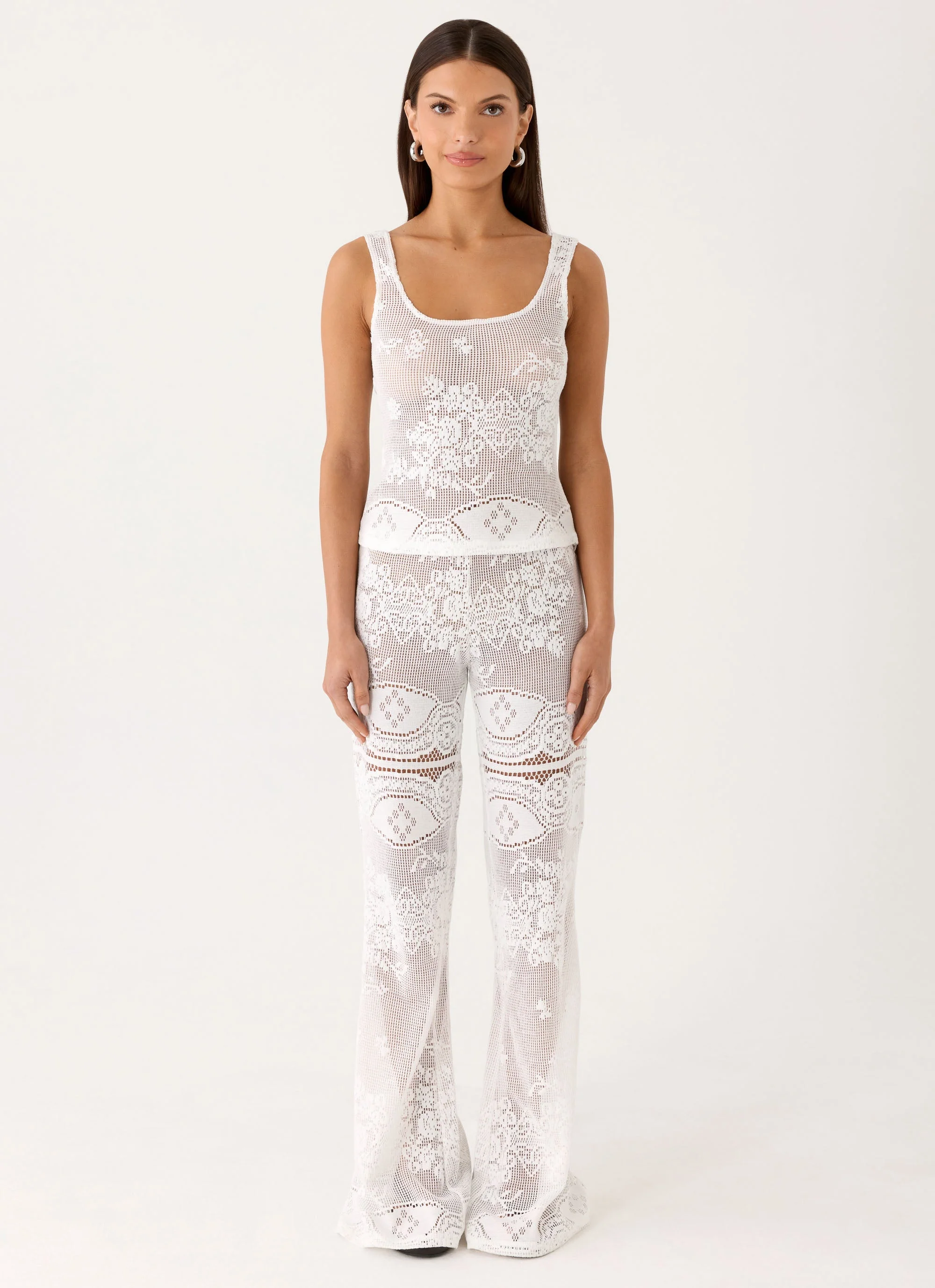 Bosten Low Rise Pants - White - Image 4